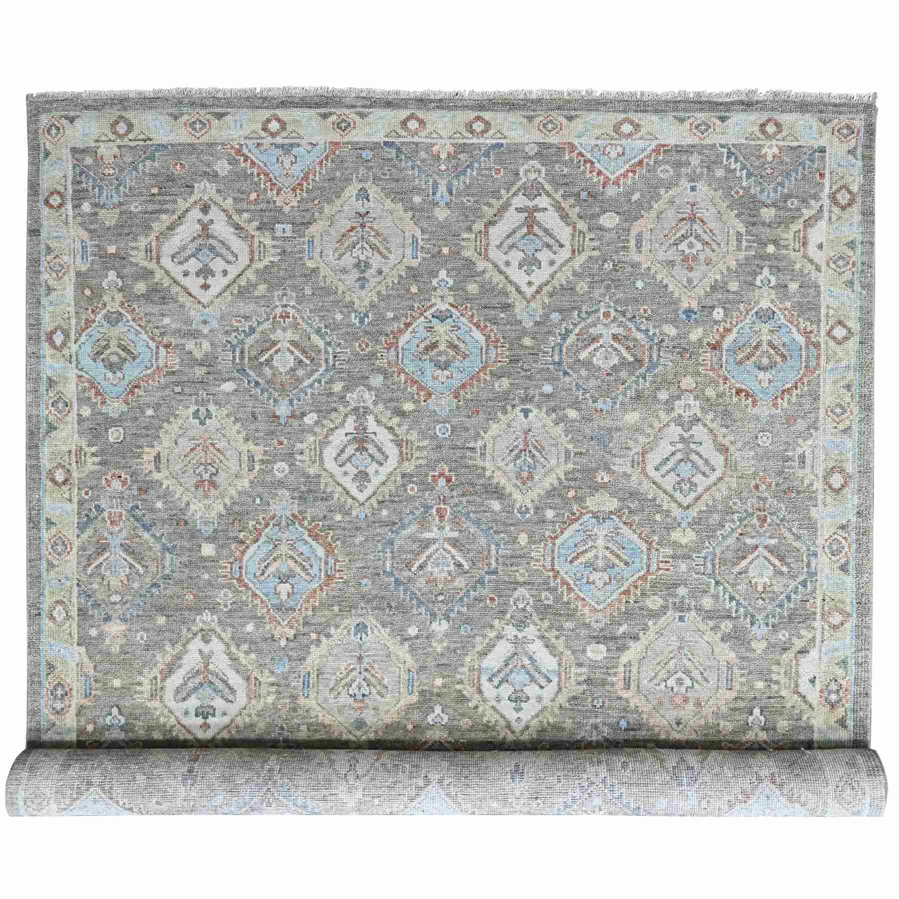 Oushak-And-Peshawar-Hand-Knotted-Rug-52360
