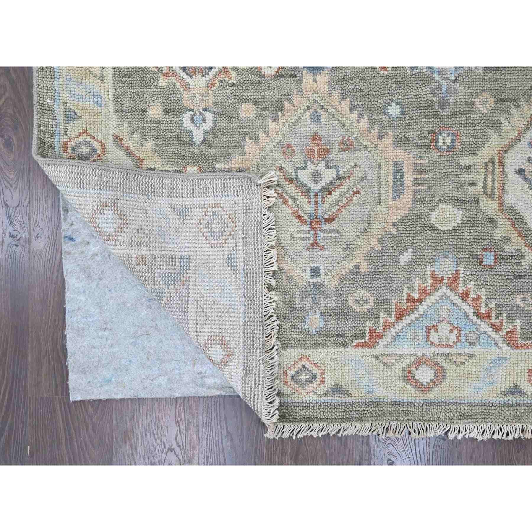 Oushak-And-Peshawar-Hand-Knotted-Rug-52360