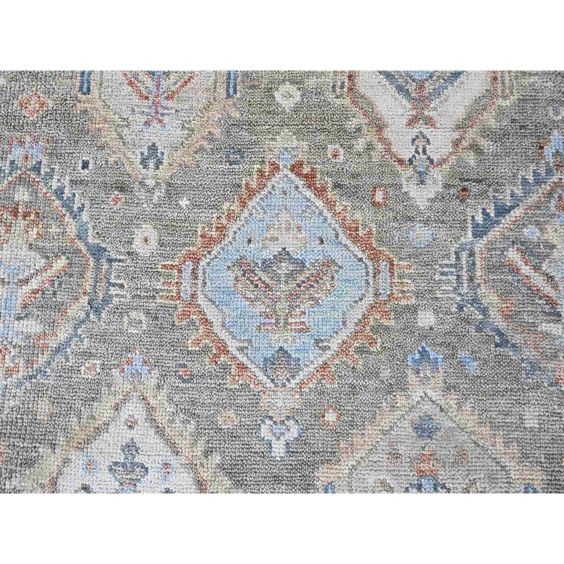 Oushak-And-Peshawar-Hand-Knotted-Rug-52360
