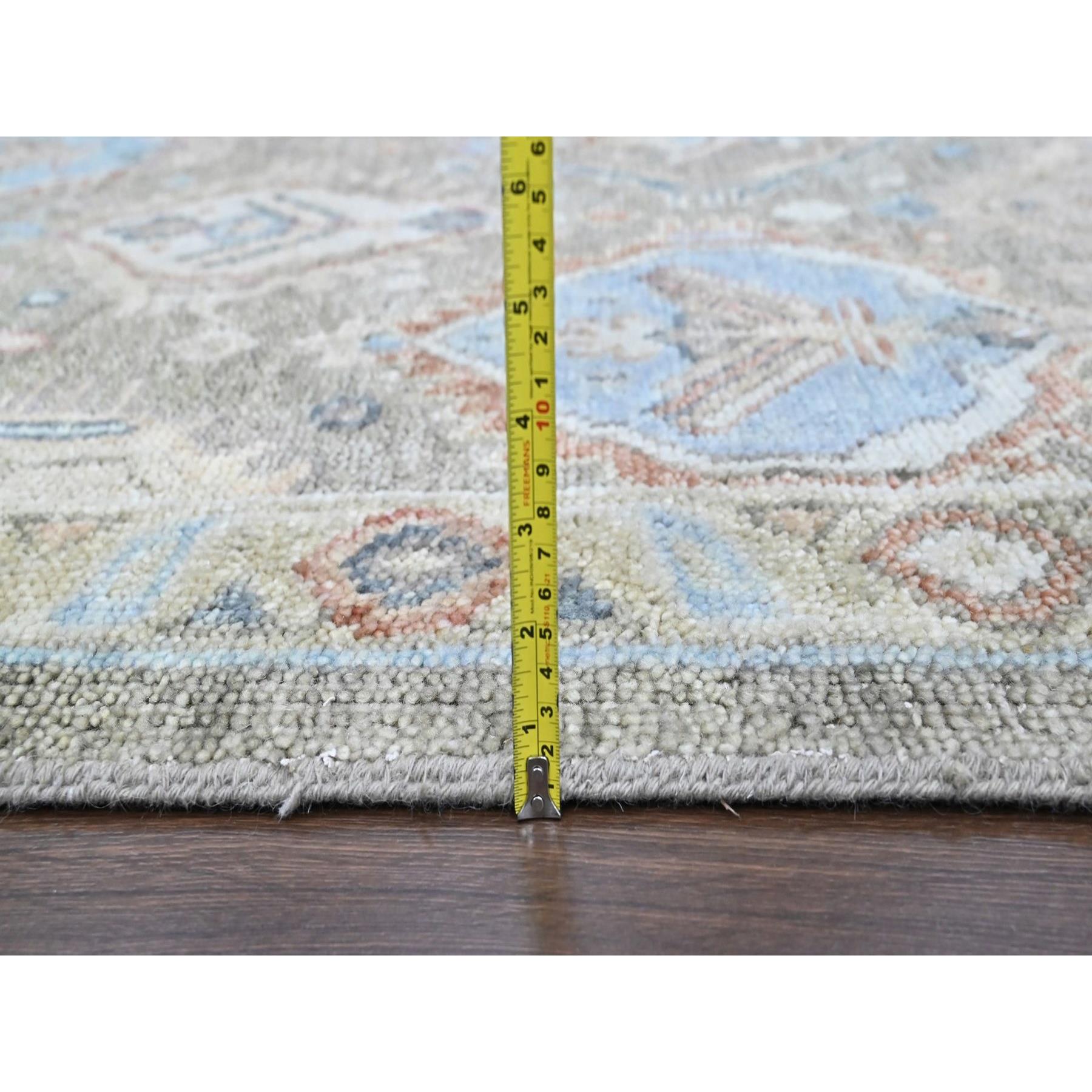 Oushak-And-Peshawar-Hand-Knotted-Rug-52360