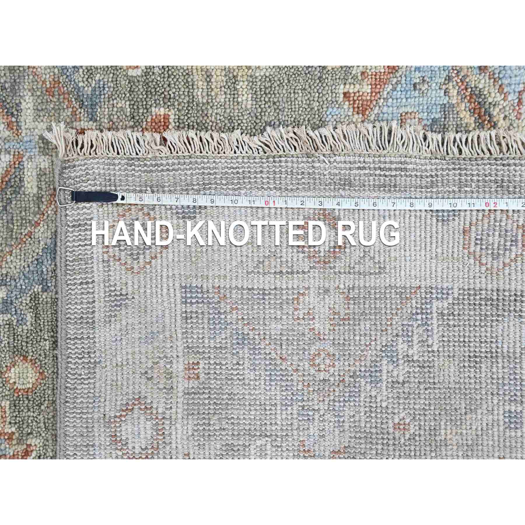 Oushak-And-Peshawar-Hand-Knotted-Rug-52360