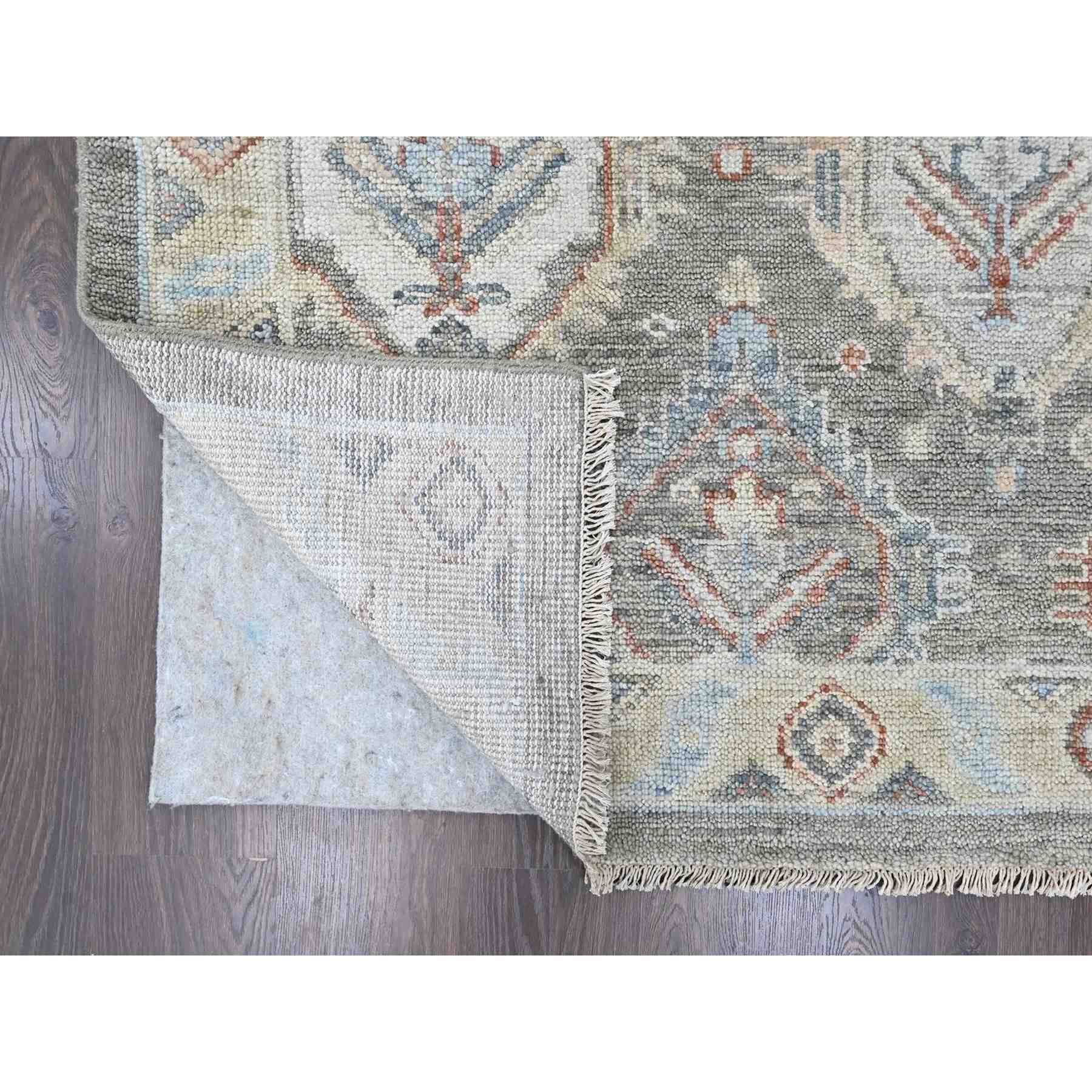 Oushak-And-Peshawar-Hand-Knotted-Rug-52365