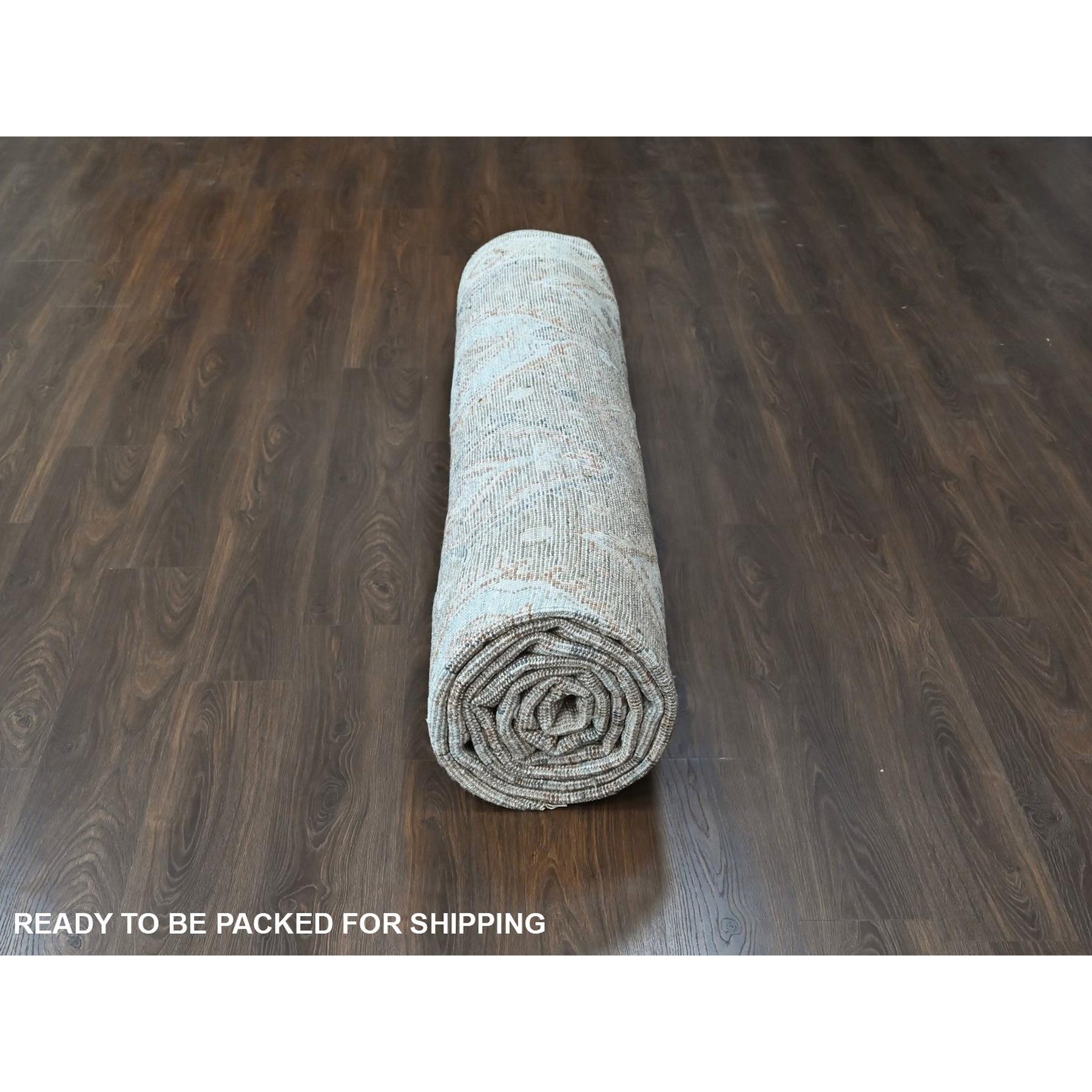 Oushak-And-Peshawar-Hand-Knotted-Rug-52365
