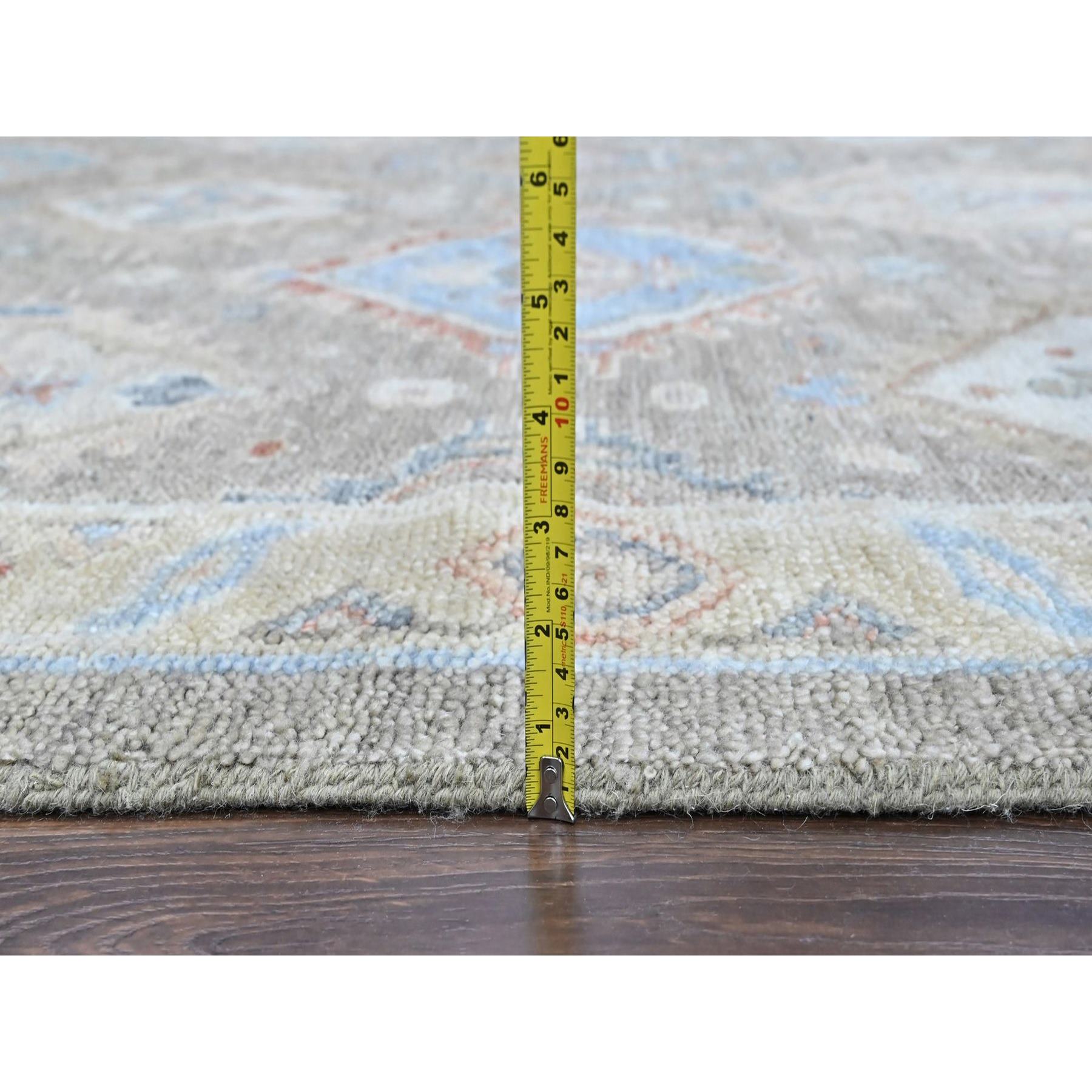 Oushak-And-Peshawar-Hand-Knotted-Rug-52365