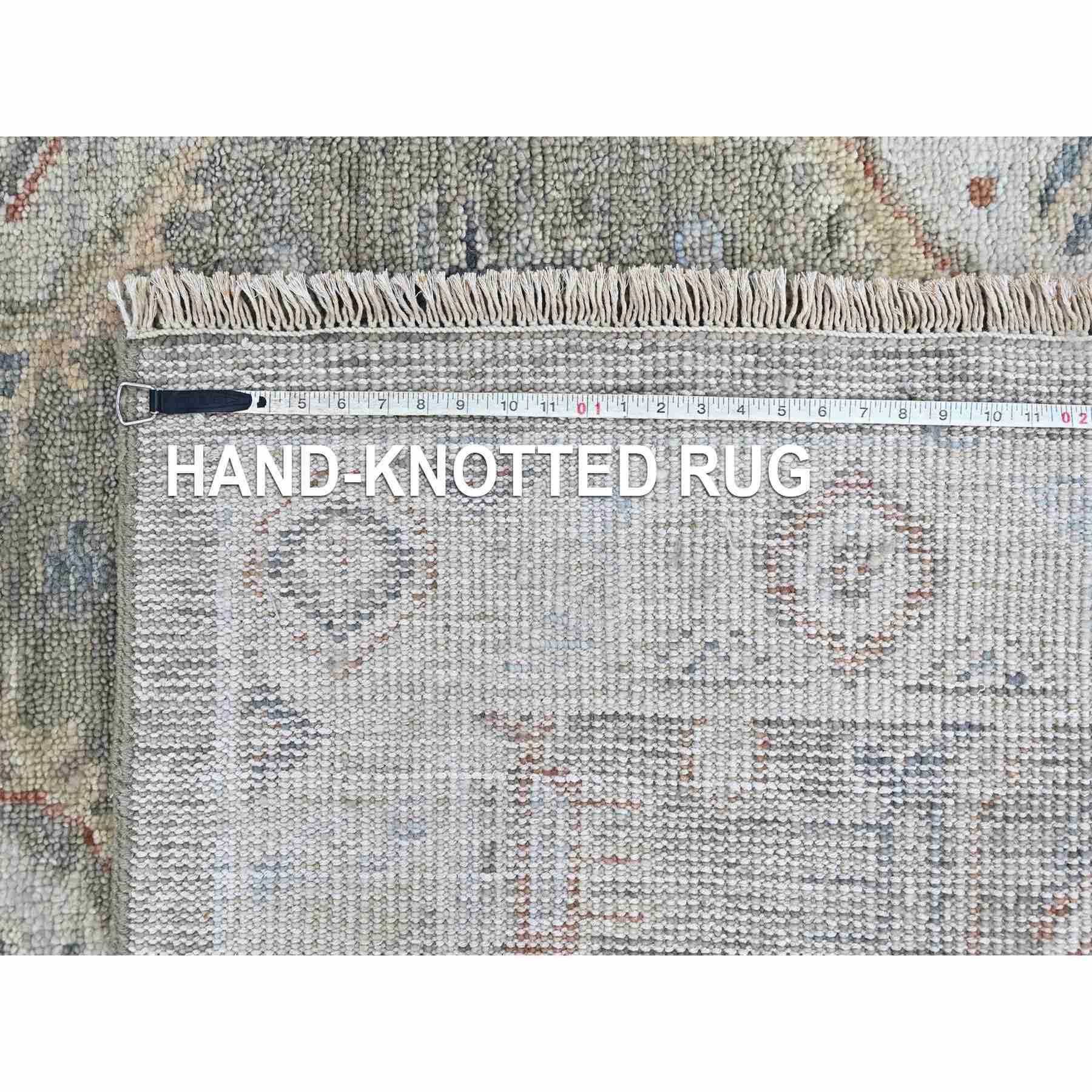 Oushak-And-Peshawar-Hand-Knotted-Rug-52365