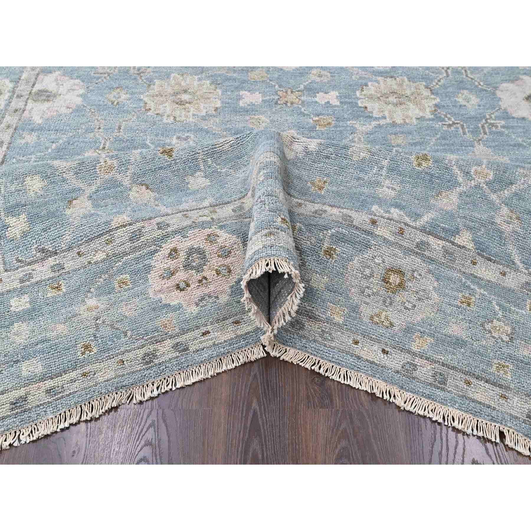 Oushak-And-Peshawar-Hand-Knotted-Rug-52380