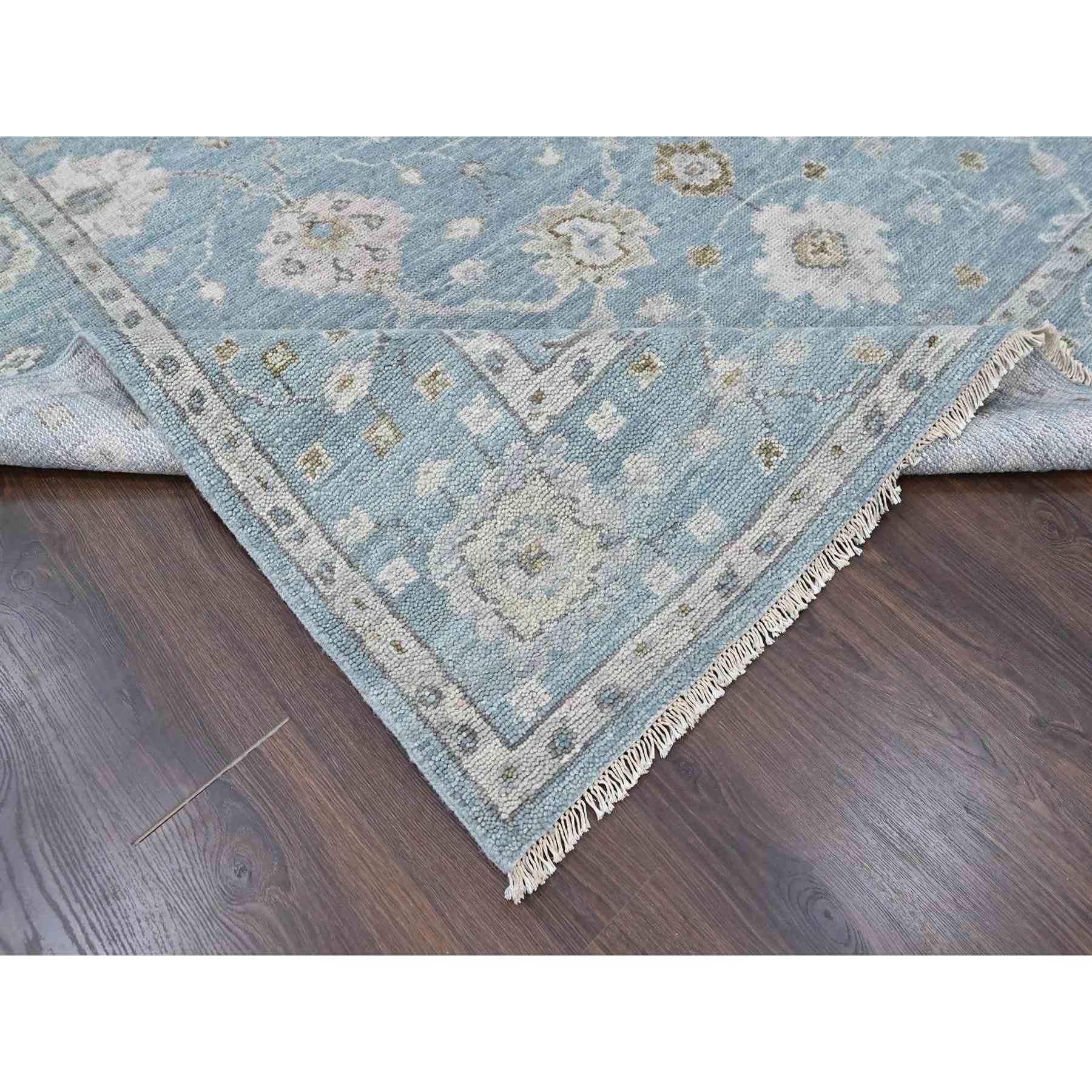 Oushak-And-Peshawar-Hand-Knotted-Rug-52380
