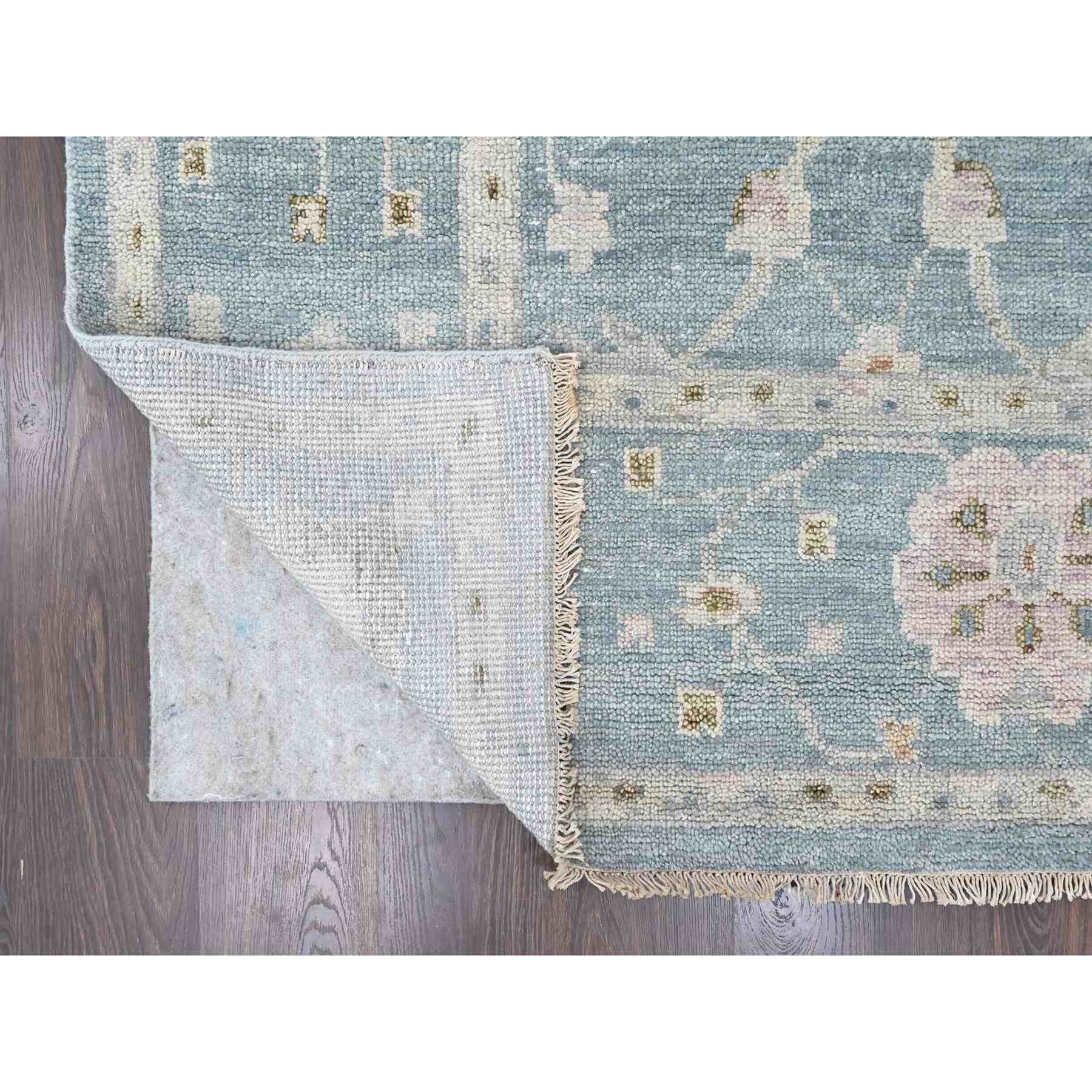 Oushak-And-Peshawar-Hand-Knotted-Rug-52385