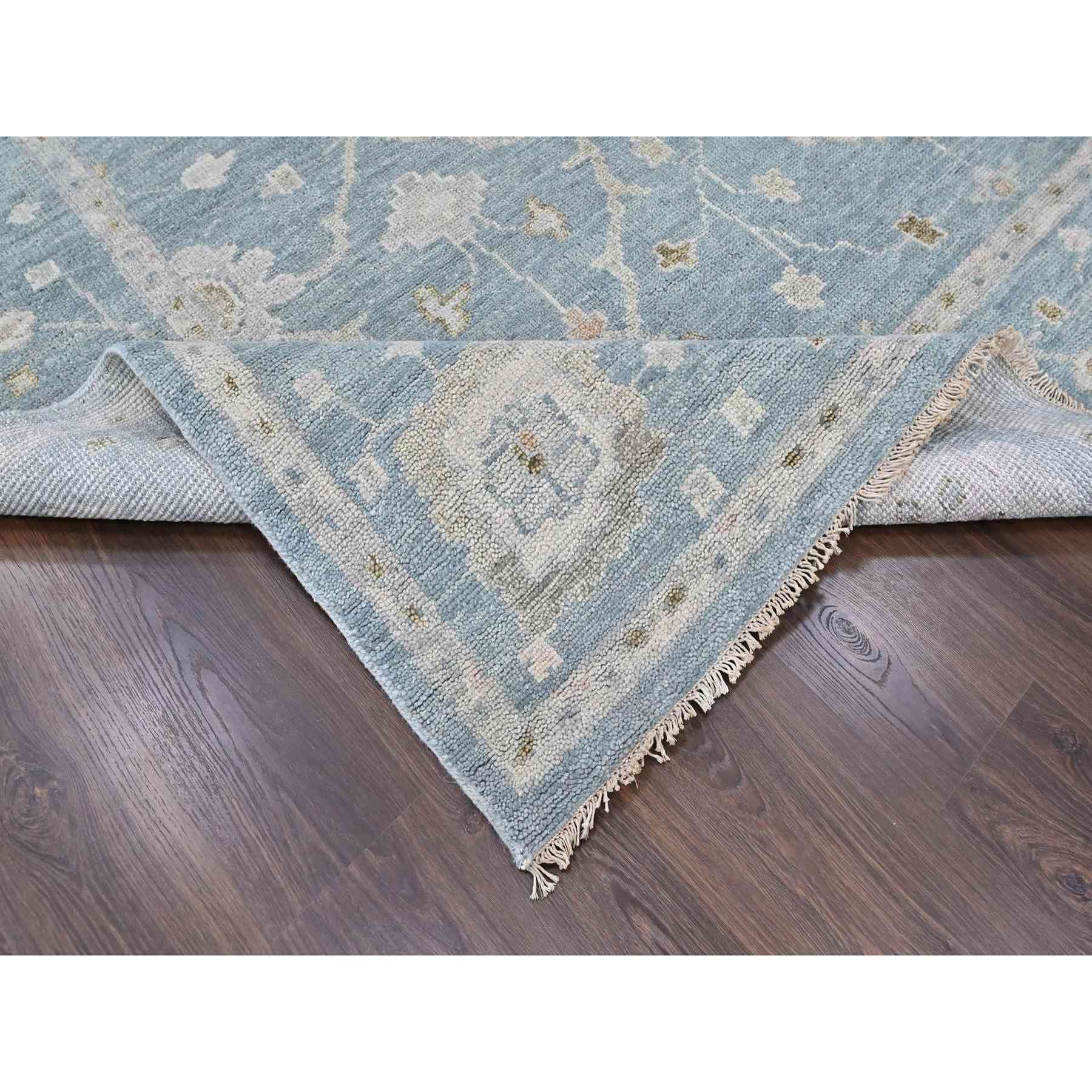 Oushak-And-Peshawar-Hand-Knotted-Rug-52385