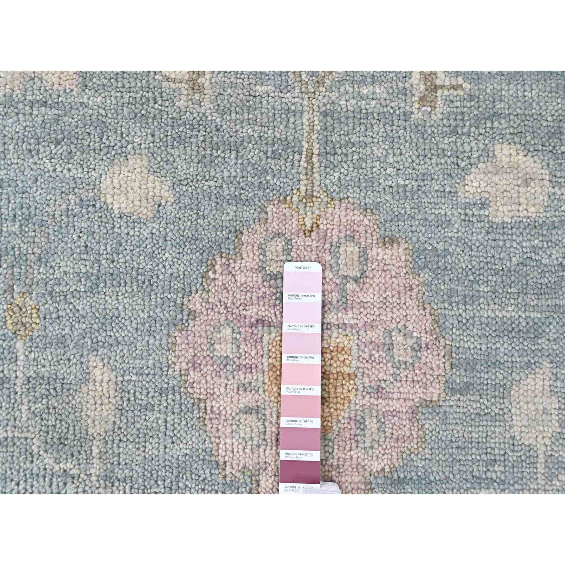 Oushak-And-Peshawar-Hand-Knotted-Rug-52385