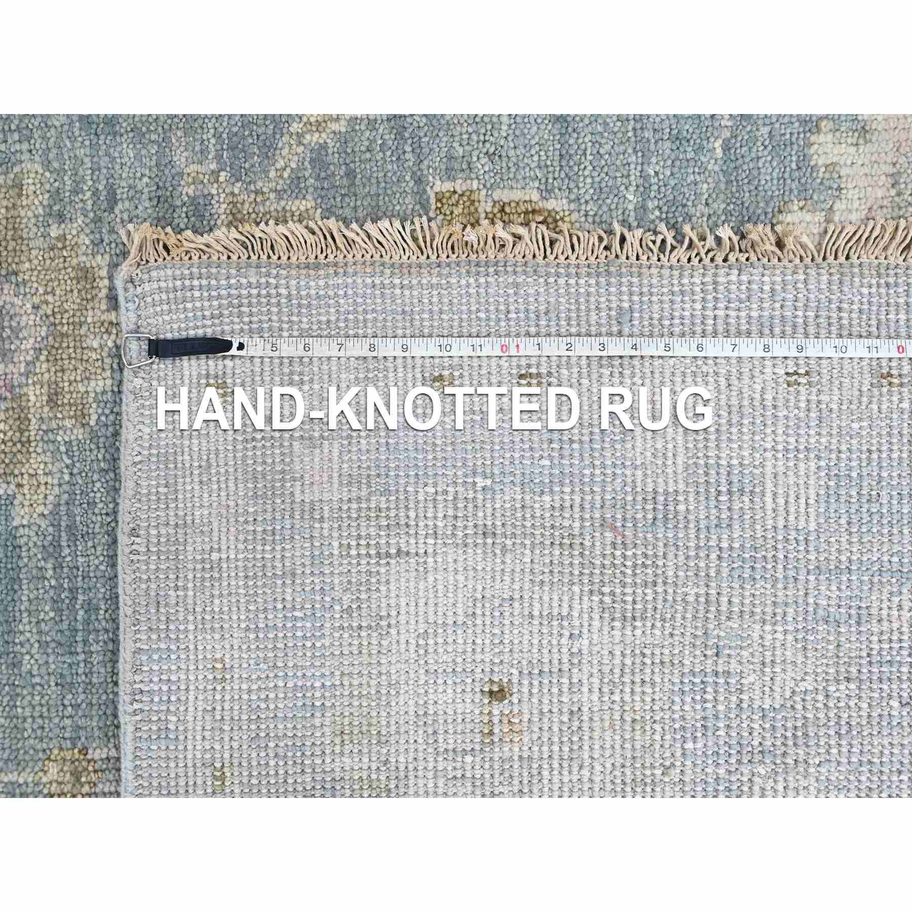 Oushak-And-Peshawar-Hand-Knotted-Rug-52385
