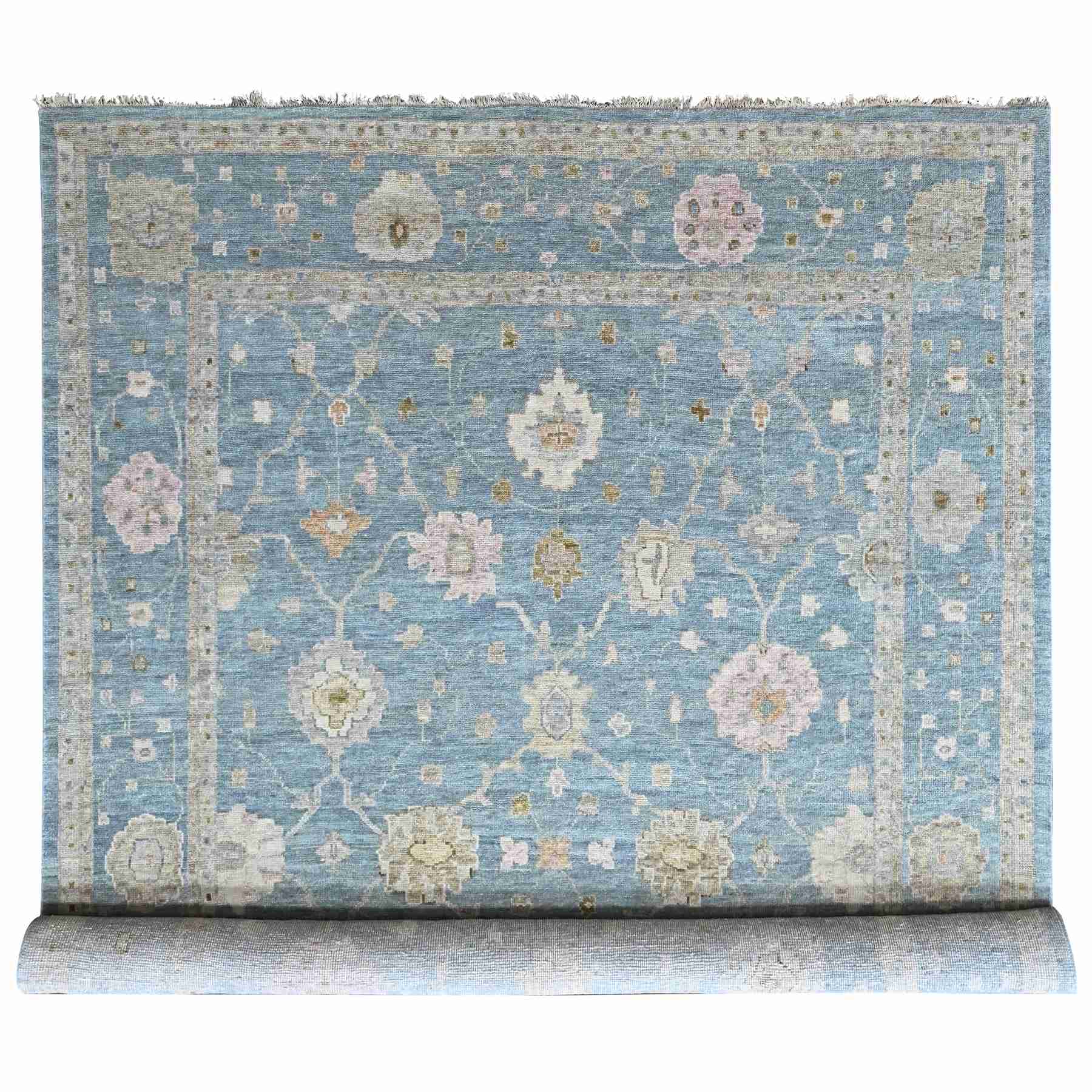 Oushak-And-Peshawar-Hand-Knotted-Rug-52390
