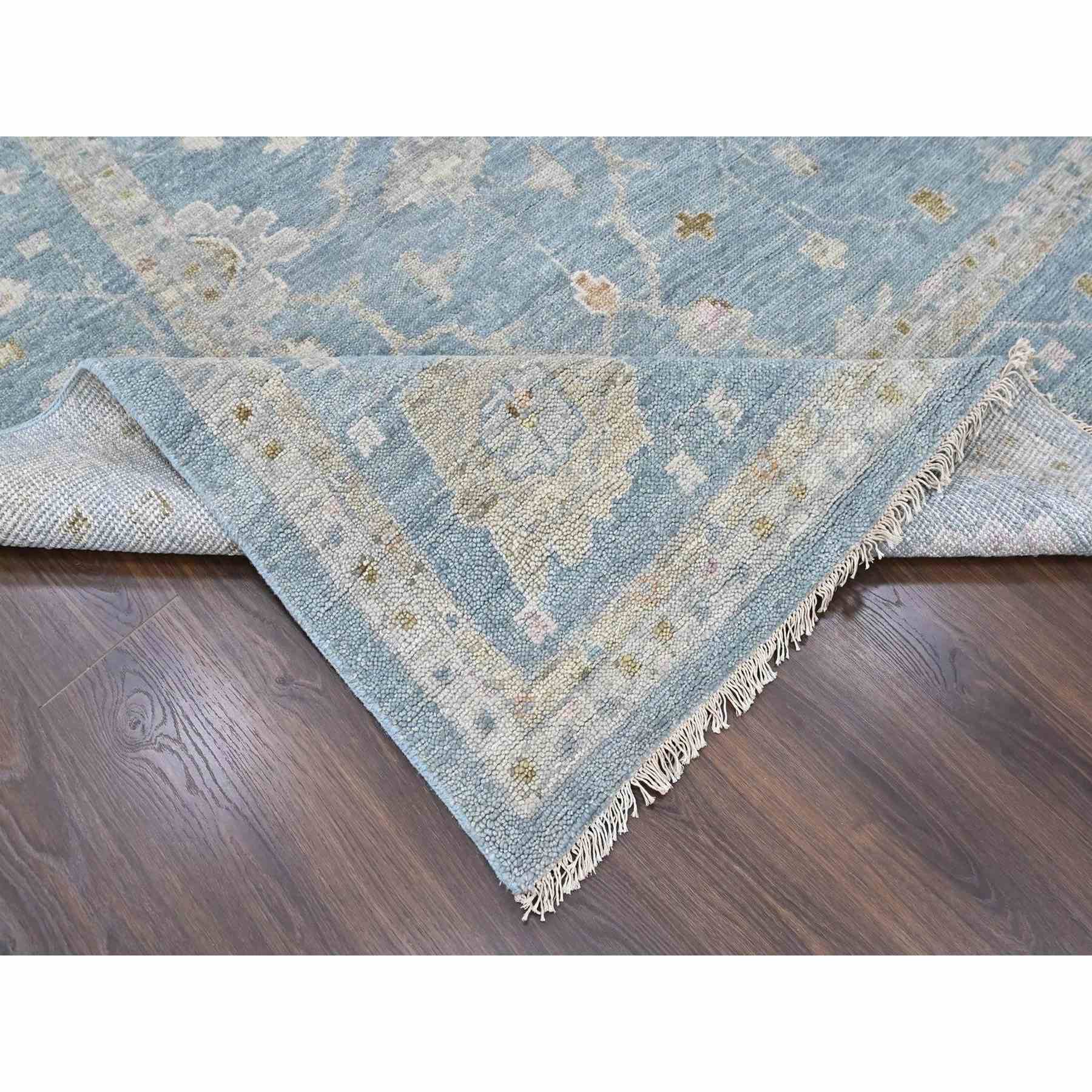 Oushak-And-Peshawar-Hand-Knotted-Rug-52390