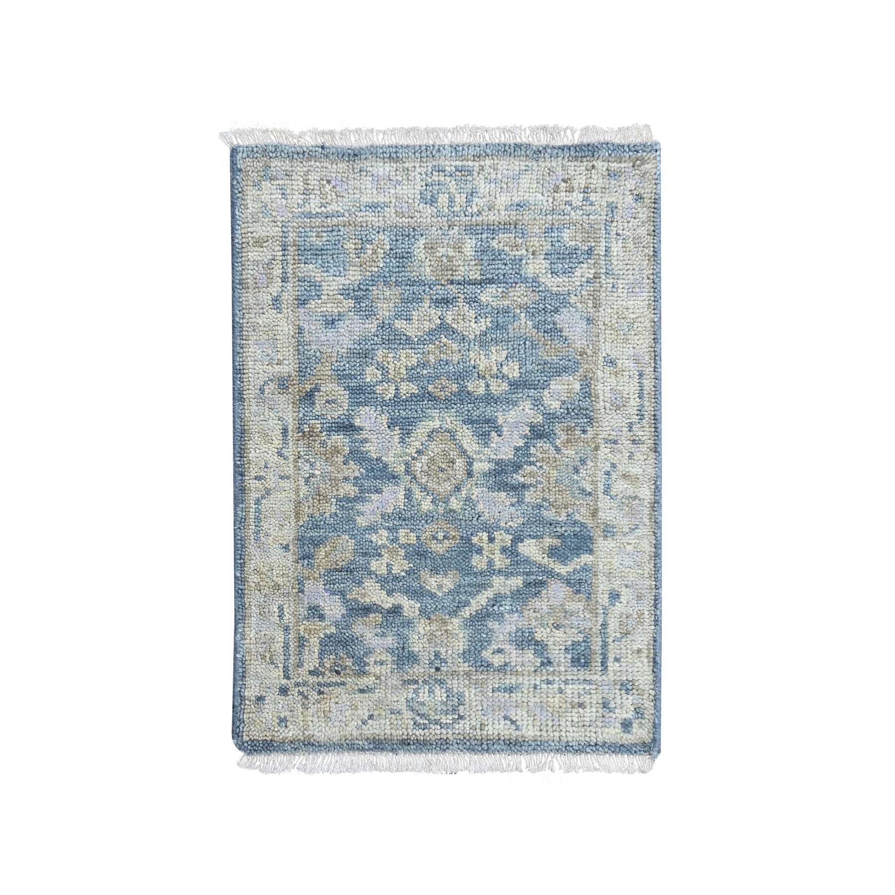 Oushak-And-Peshawar-Hand-Knotted-Rug-52395