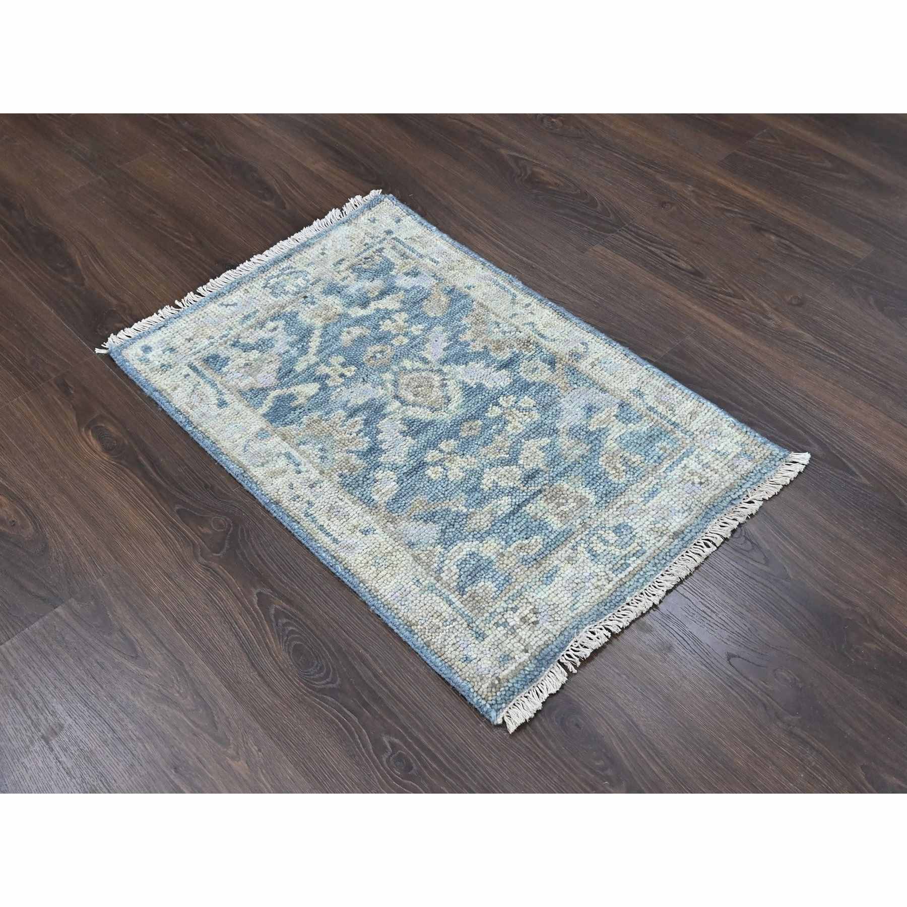 Oushak-And-Peshawar-Hand-Knotted-Rug-52395