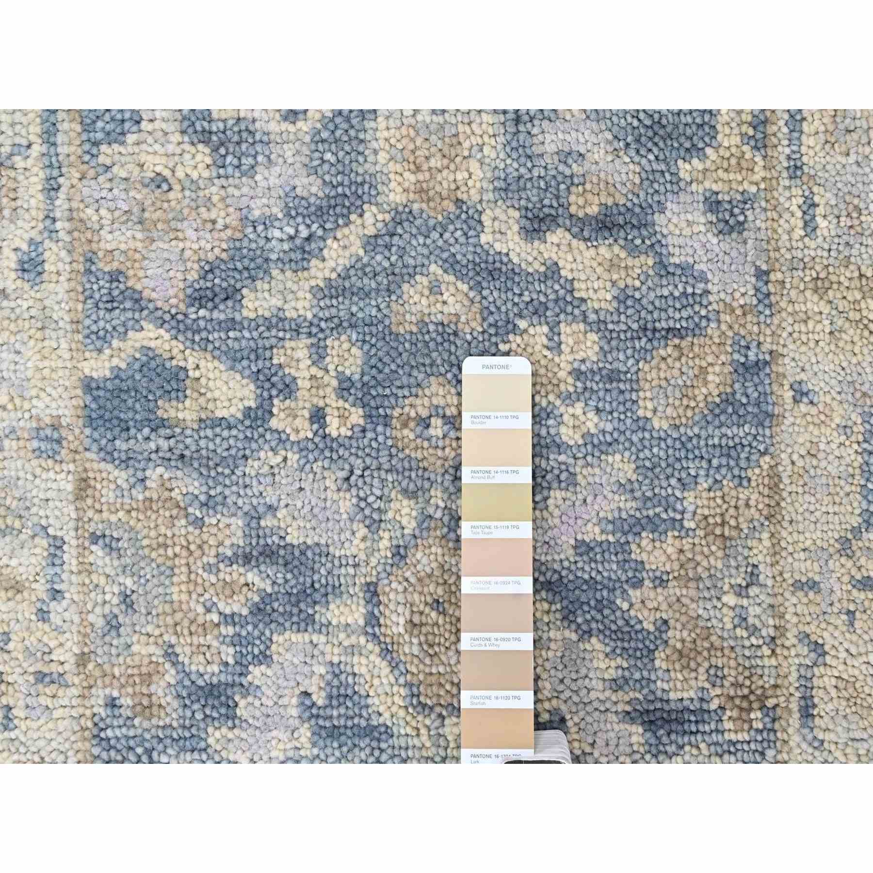 Oushak-And-Peshawar-Hand-Knotted-Rug-52395