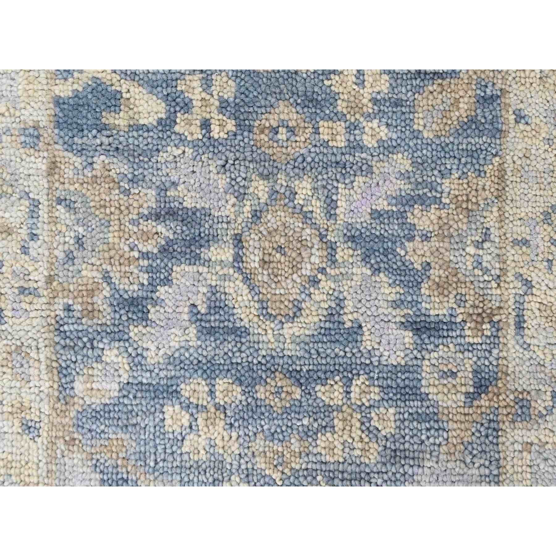 Oushak-And-Peshawar-Hand-Knotted-Rug-52400
