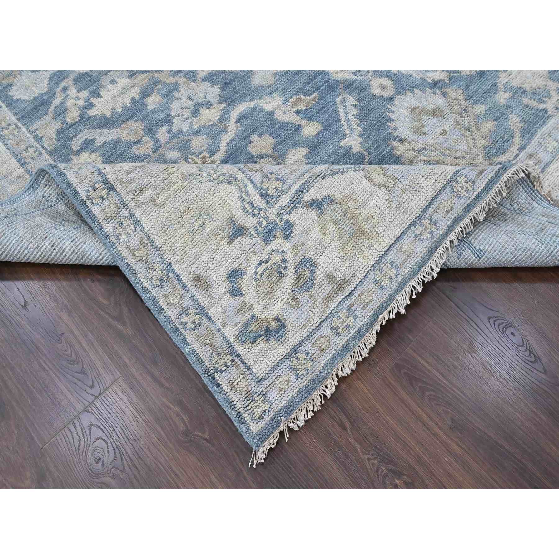 Oushak-And-Peshawar-Hand-Knotted-Rug-52405