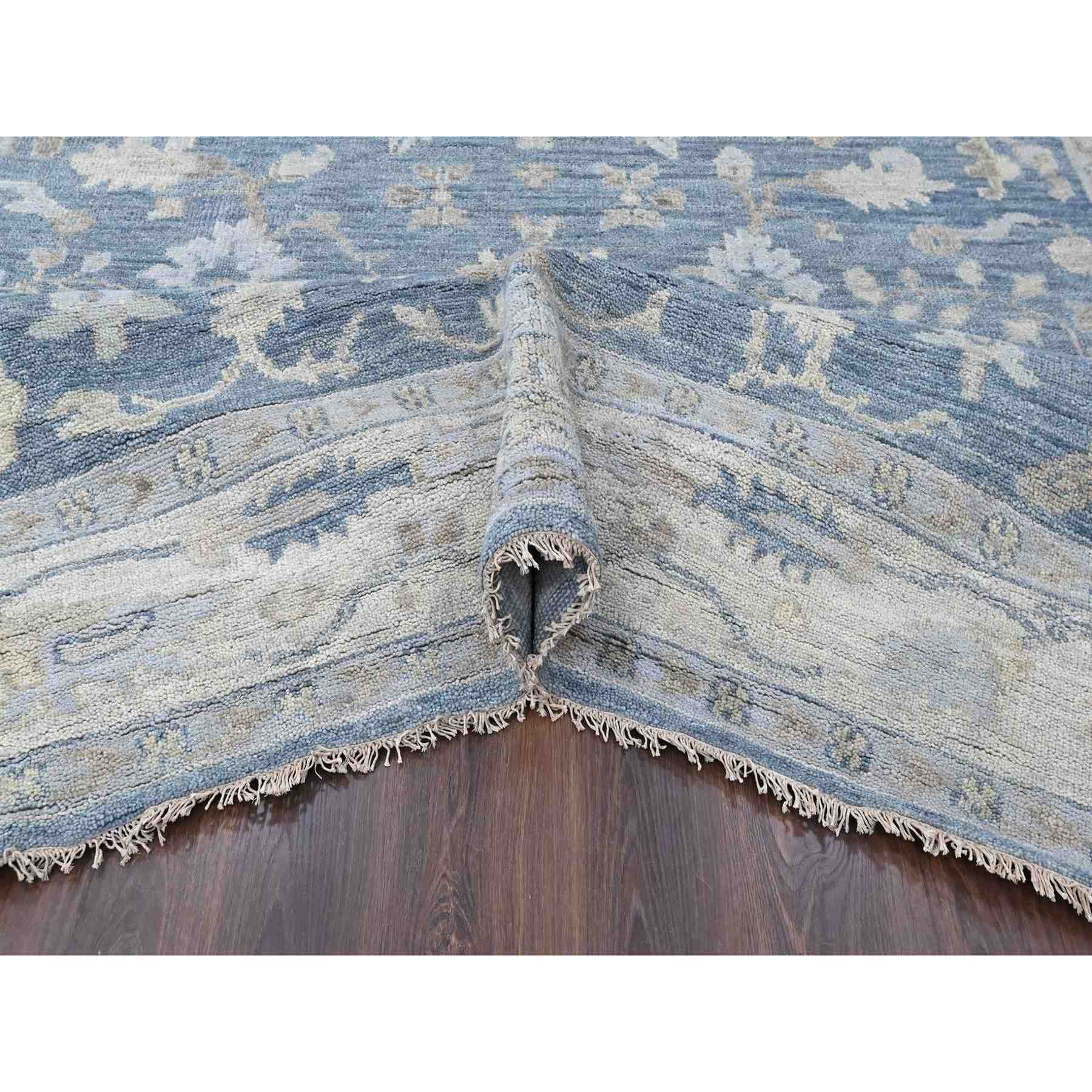 Oushak-And-Peshawar-Hand-Knotted-Rug-52410