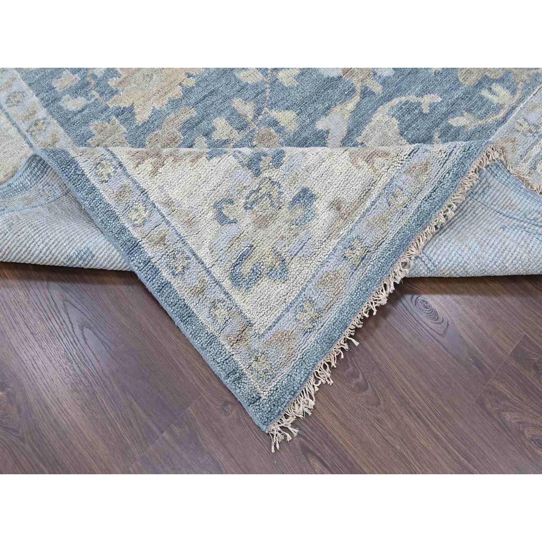 Oushak-And-Peshawar-Hand-Knotted-Rug-52410