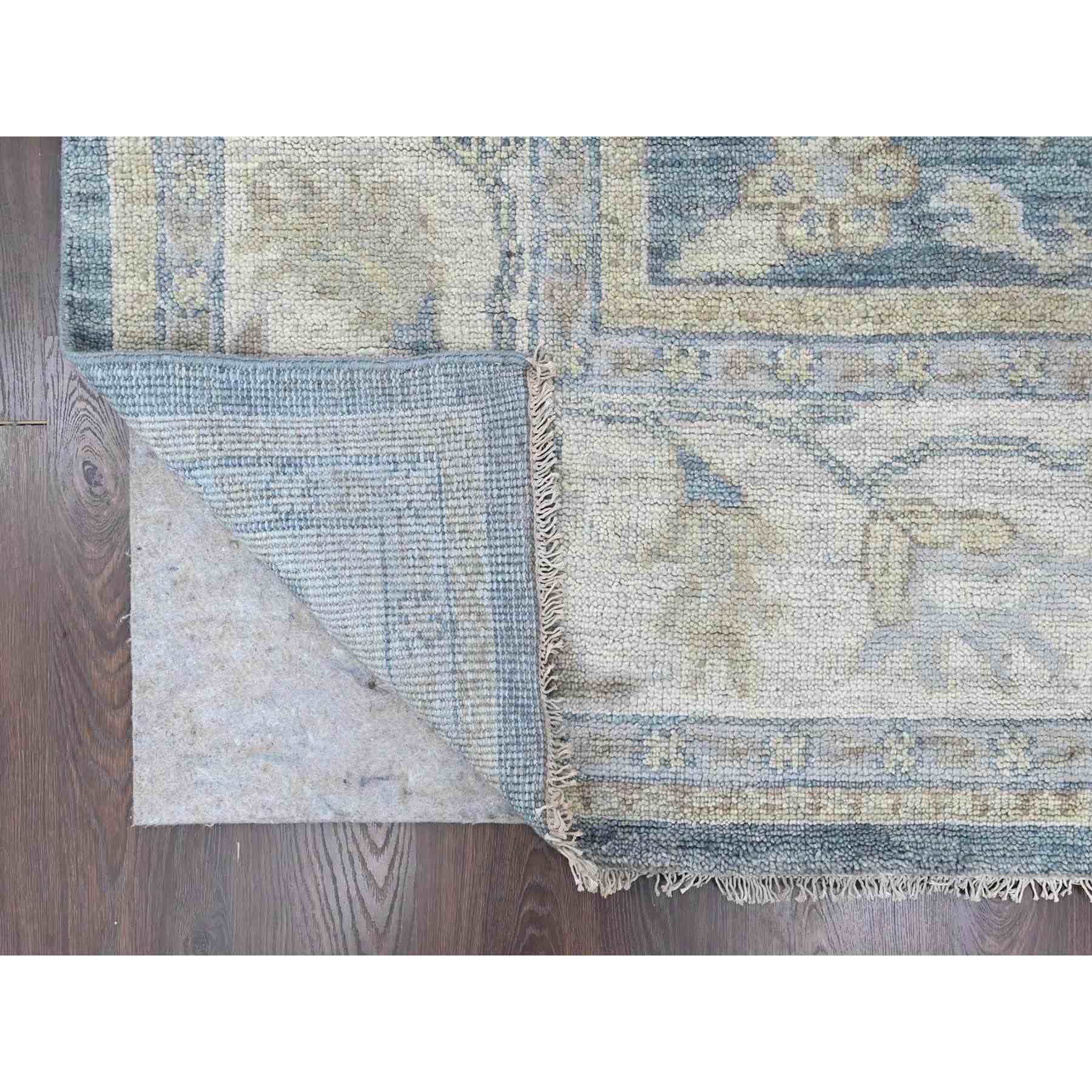Oushak-And-Peshawar-Hand-Knotted-Rug-52415