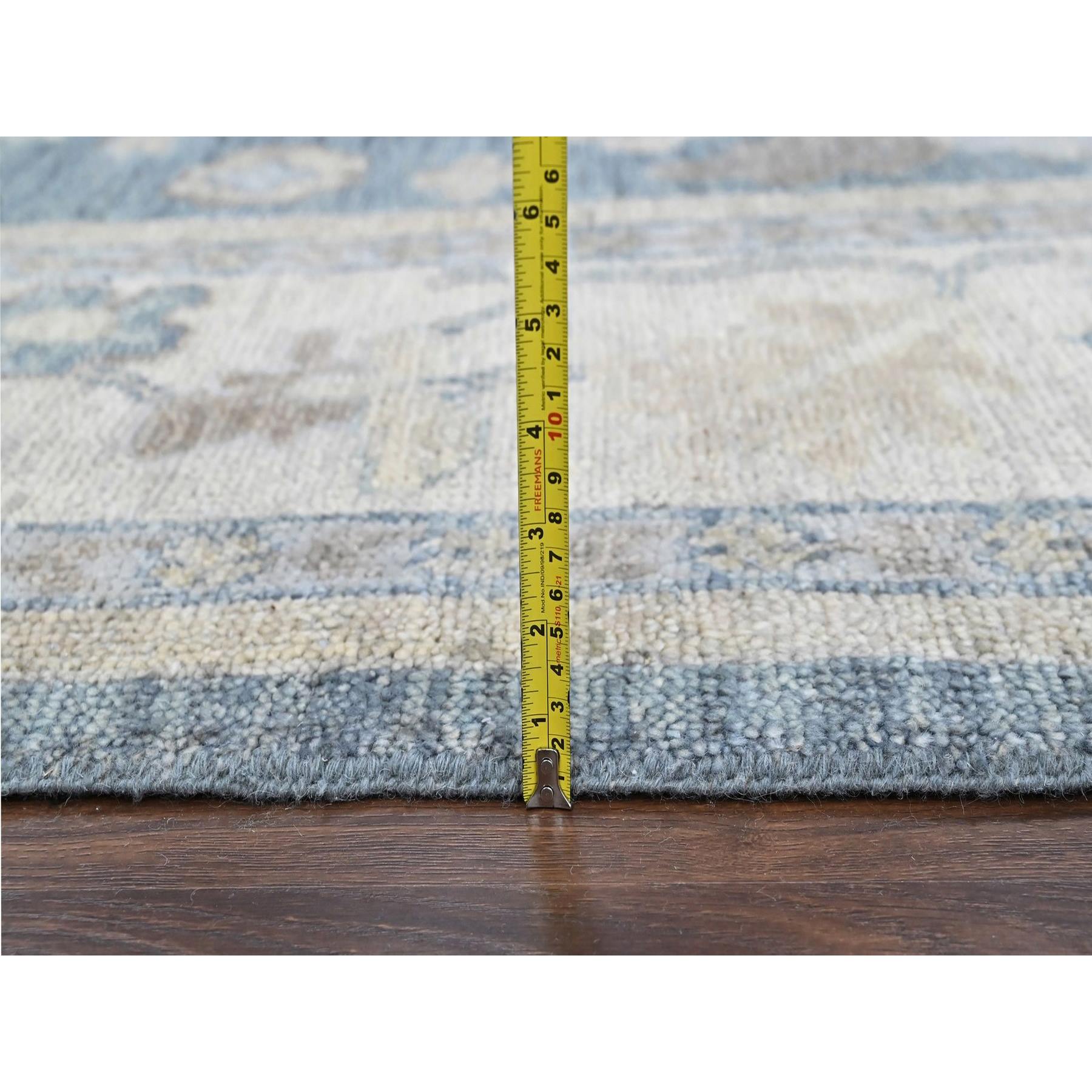 Oushak-And-Peshawar-Hand-Knotted-Rug-52415