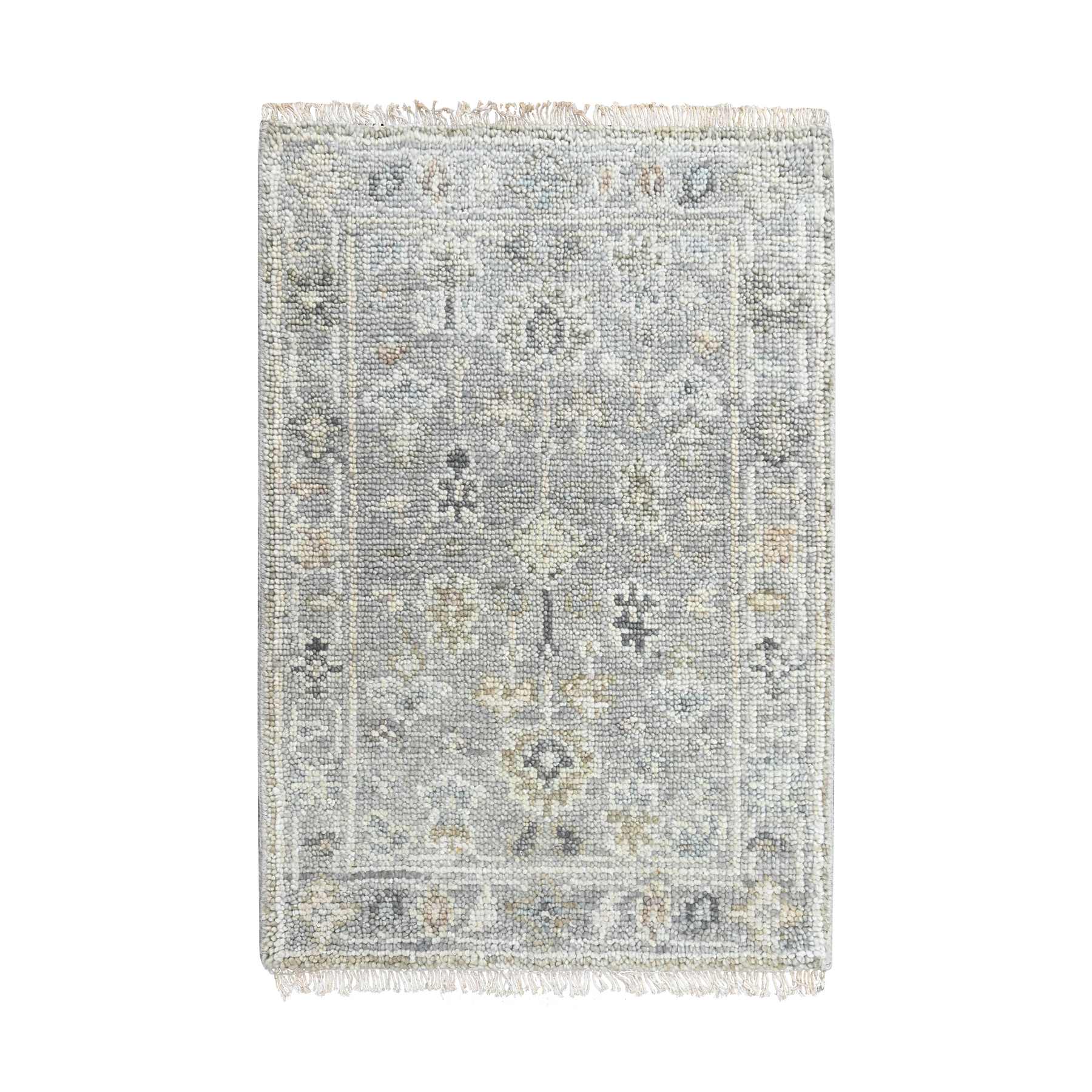 Oushak-And-Peshawar-Hand-Knotted-Rug-52420