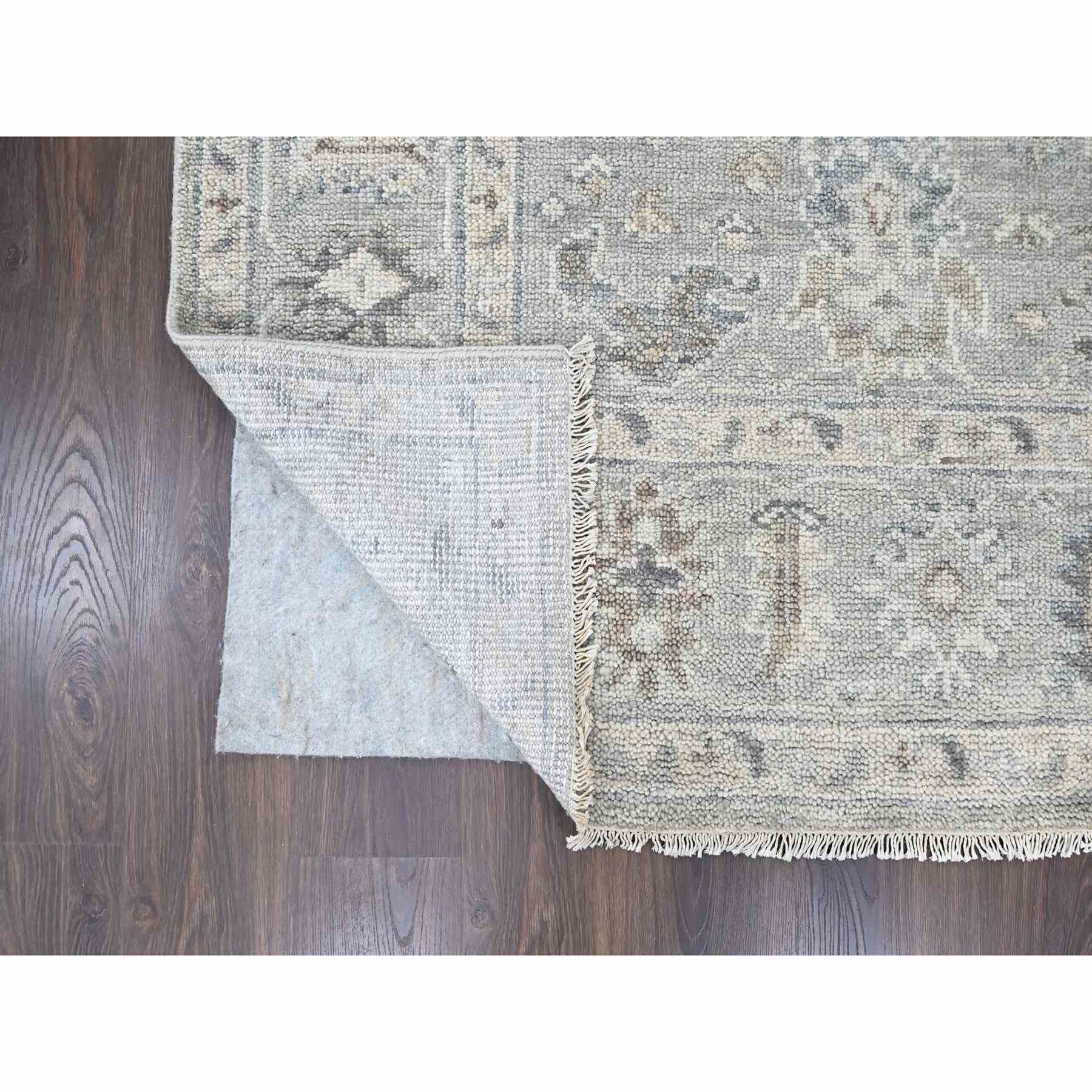 Oushak-And-Peshawar-Hand-Knotted-Rug-52430