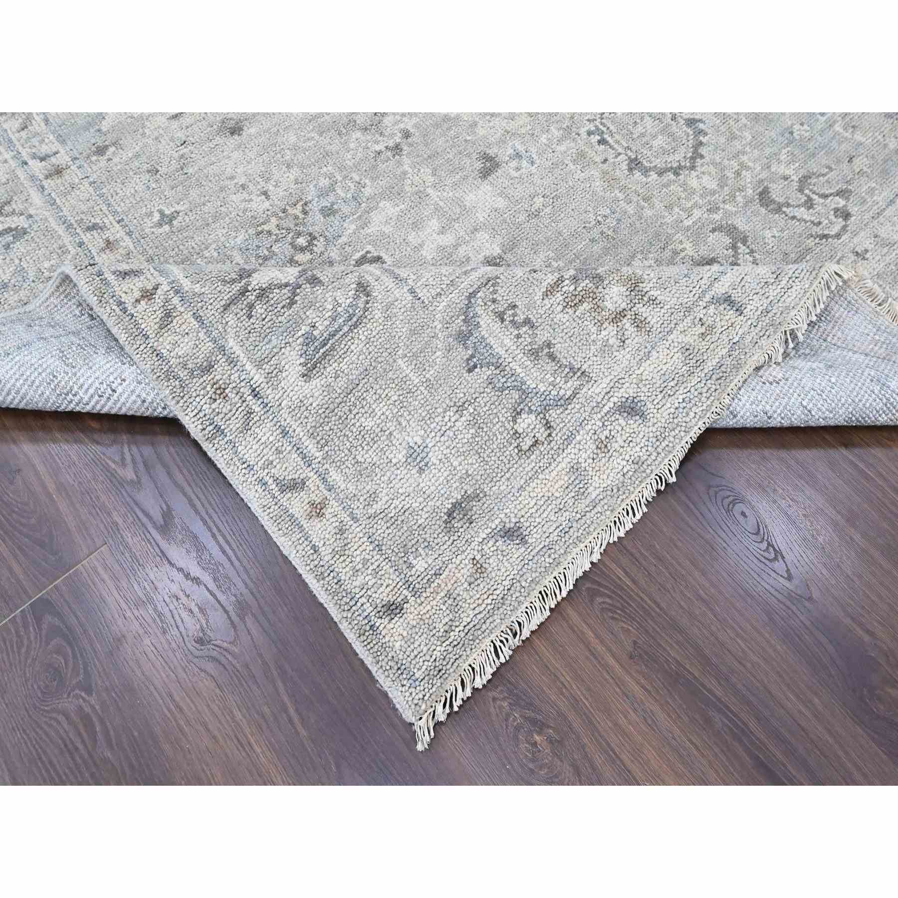 Oushak-And-Peshawar-Hand-Knotted-Rug-52430