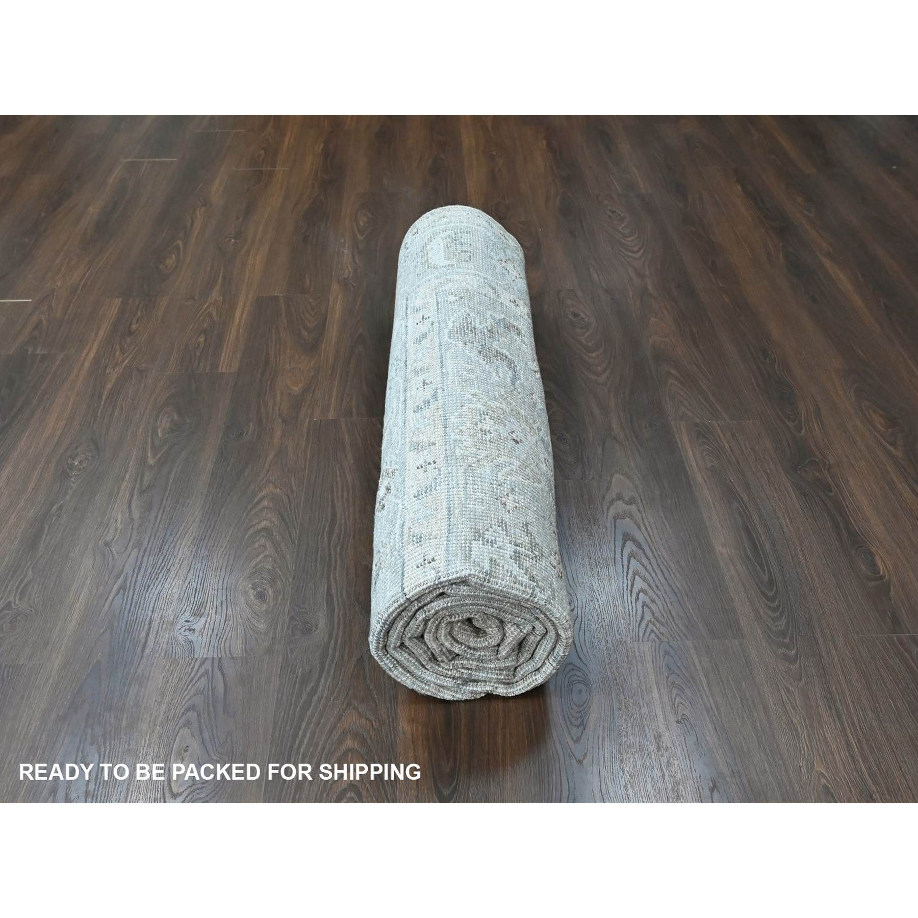 Oushak-And-Peshawar-Hand-Knotted-Rug-52430