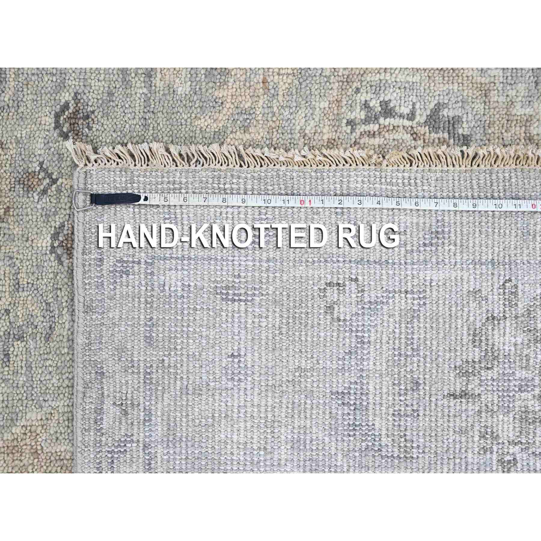 Oushak-And-Peshawar-Hand-Knotted-Rug-52430