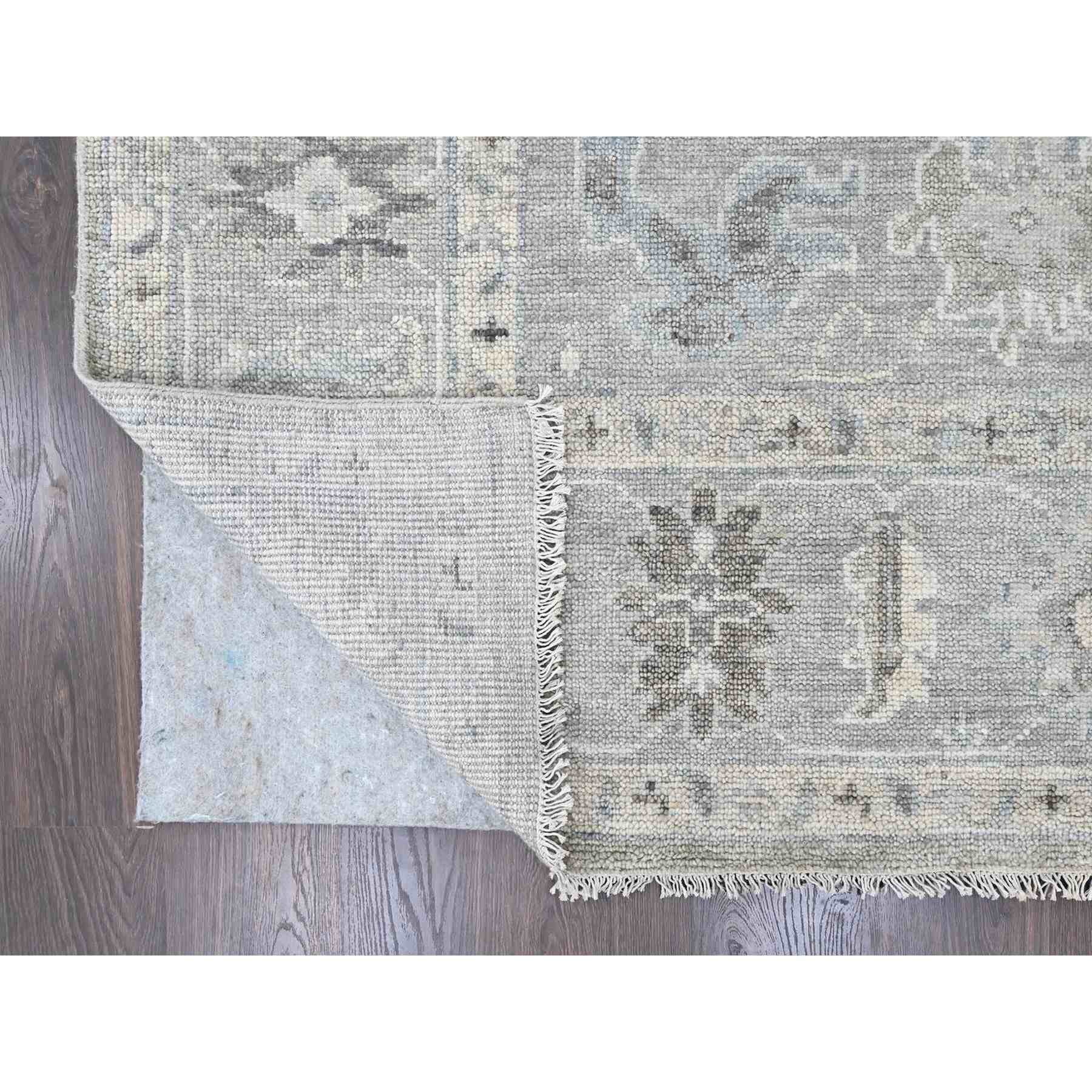 Oushak-And-Peshawar-Hand-Knotted-Rug-52435