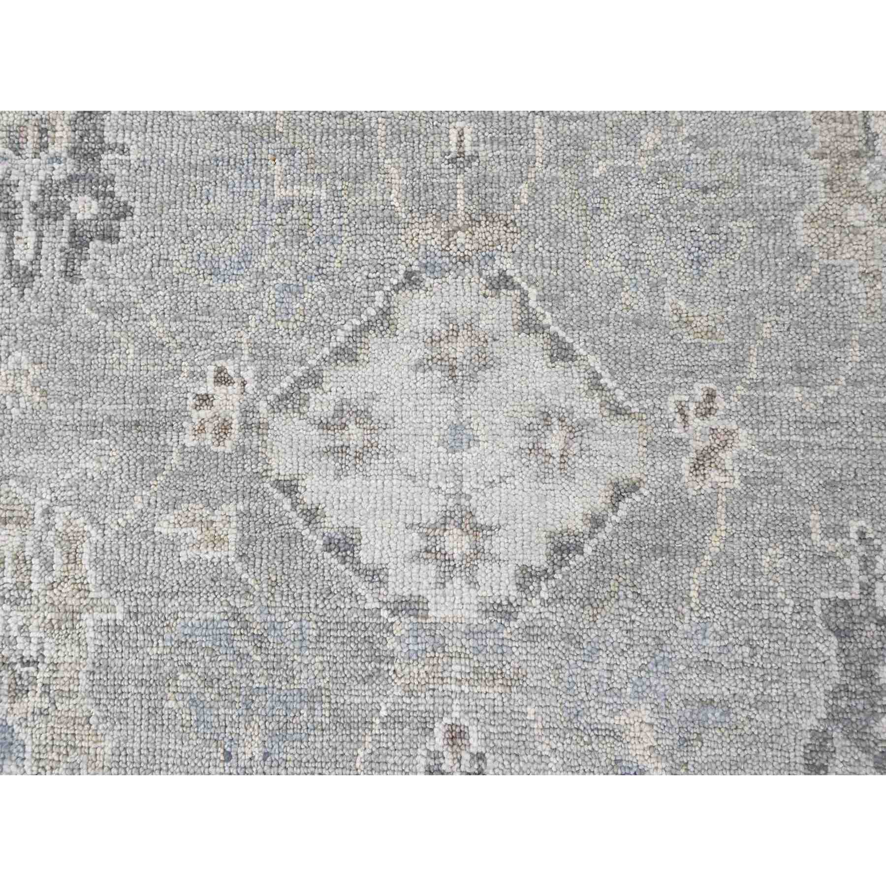 Oushak-And-Peshawar-Hand-Knotted-Rug-52435