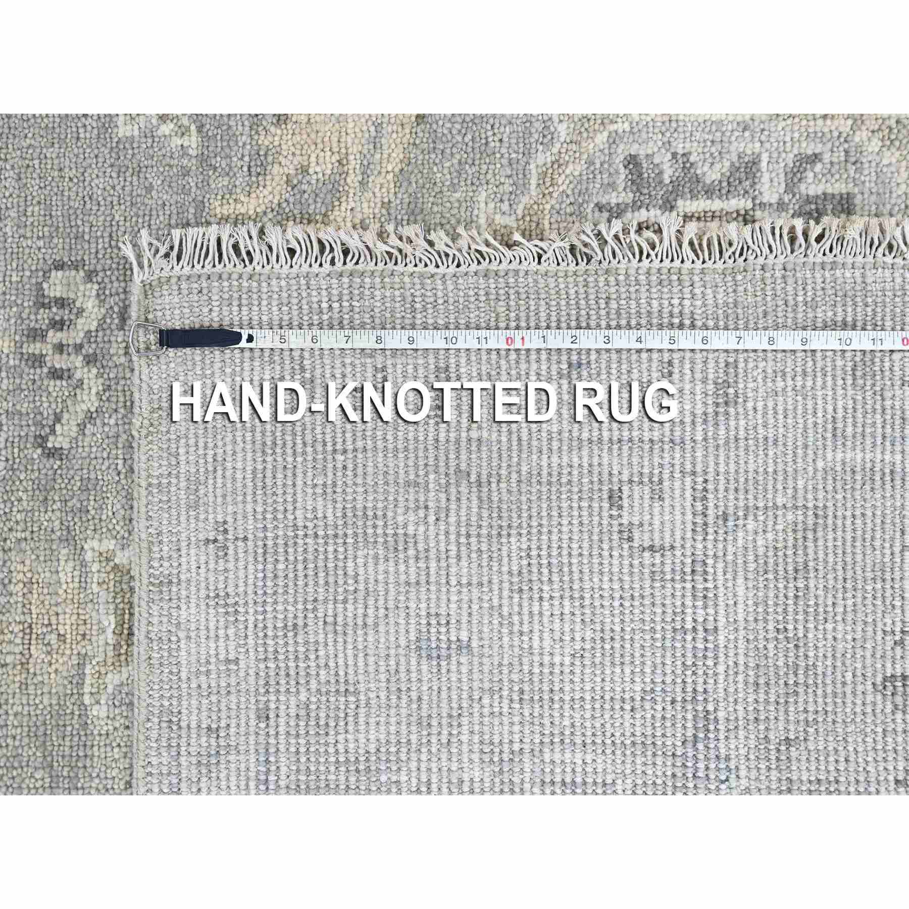Oushak-And-Peshawar-Hand-Knotted-Rug-52435