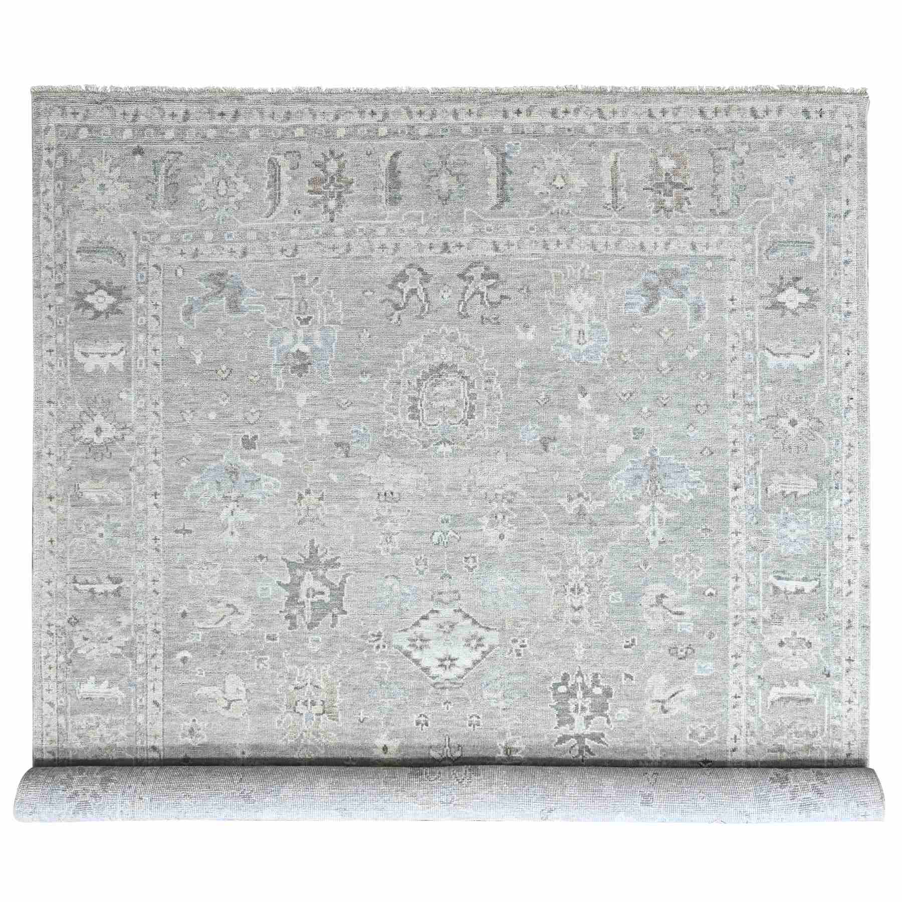 Oushak-And-Peshawar-Hand-Knotted-Rug-52440