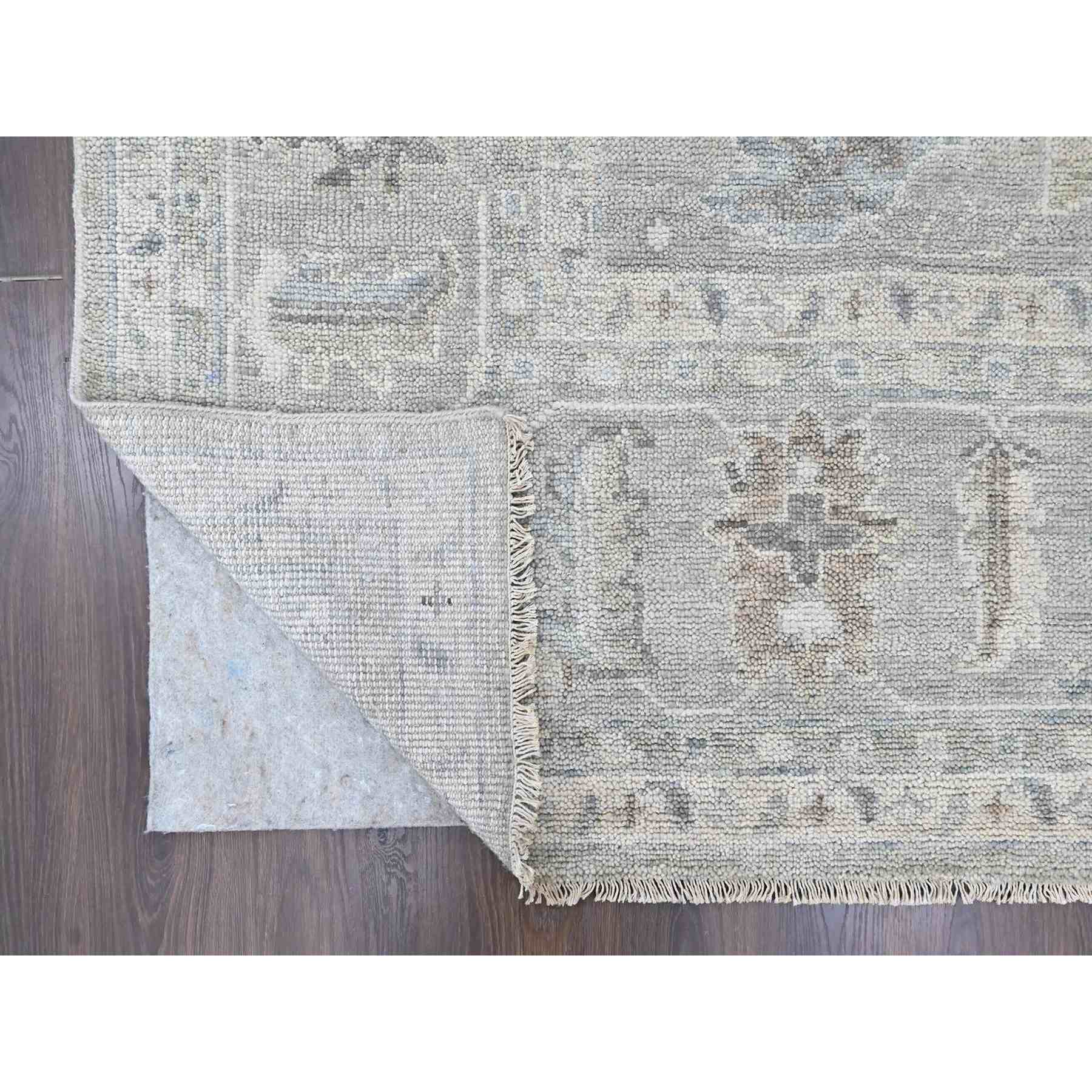 Oushak-And-Peshawar-Hand-Knotted-Rug-52440