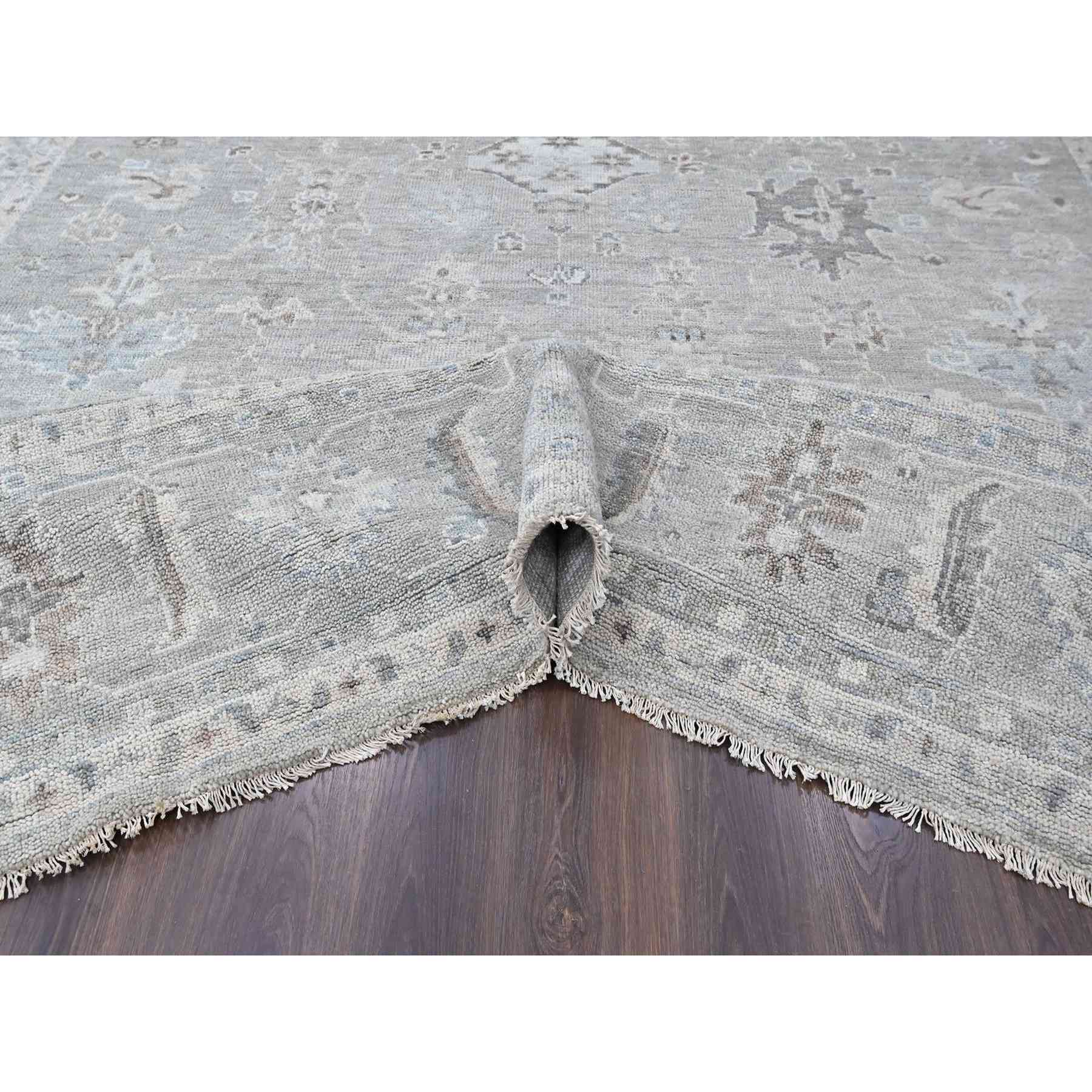 Oushak-And-Peshawar-Hand-Knotted-Rug-52440