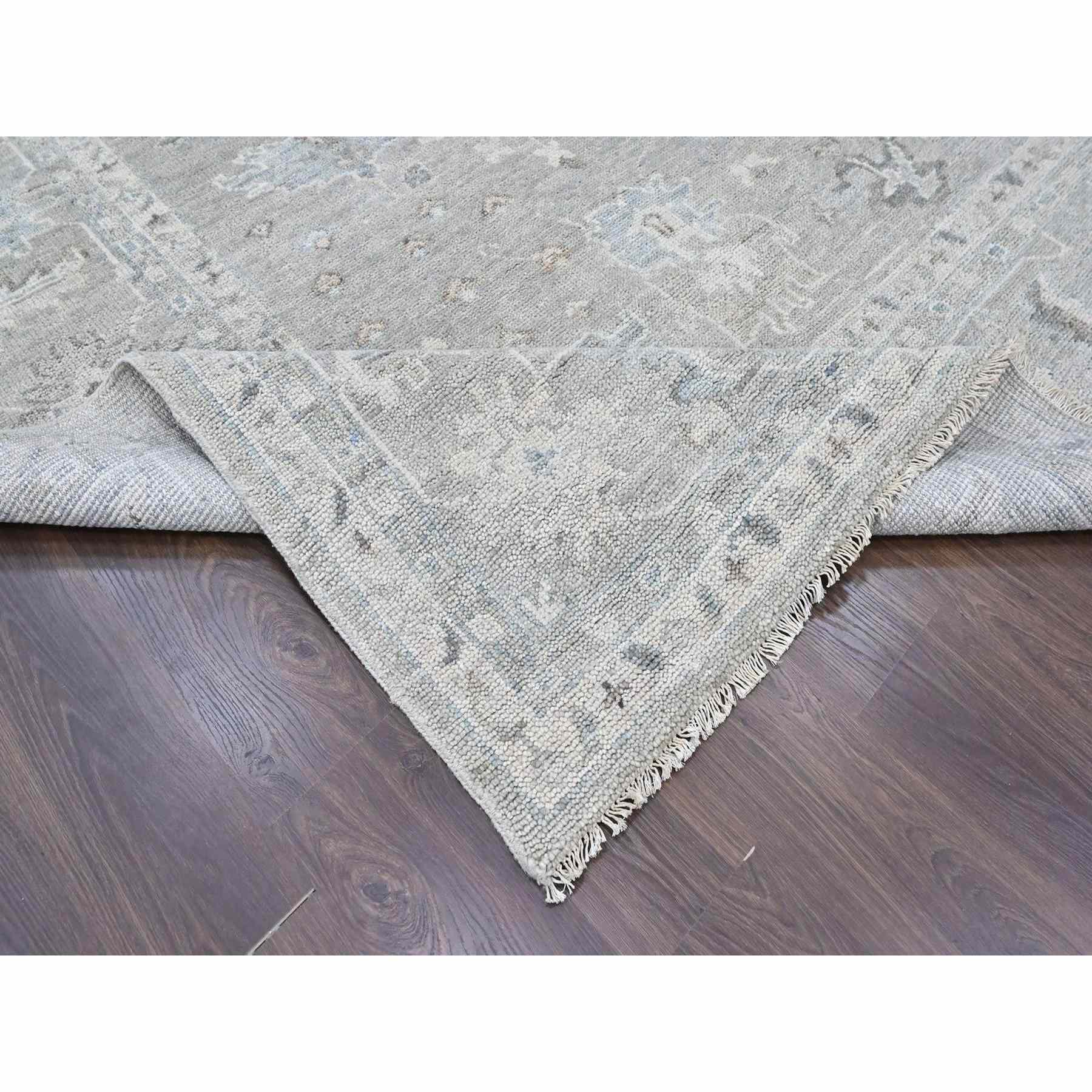 Oushak-And-Peshawar-Hand-Knotted-Rug-52440