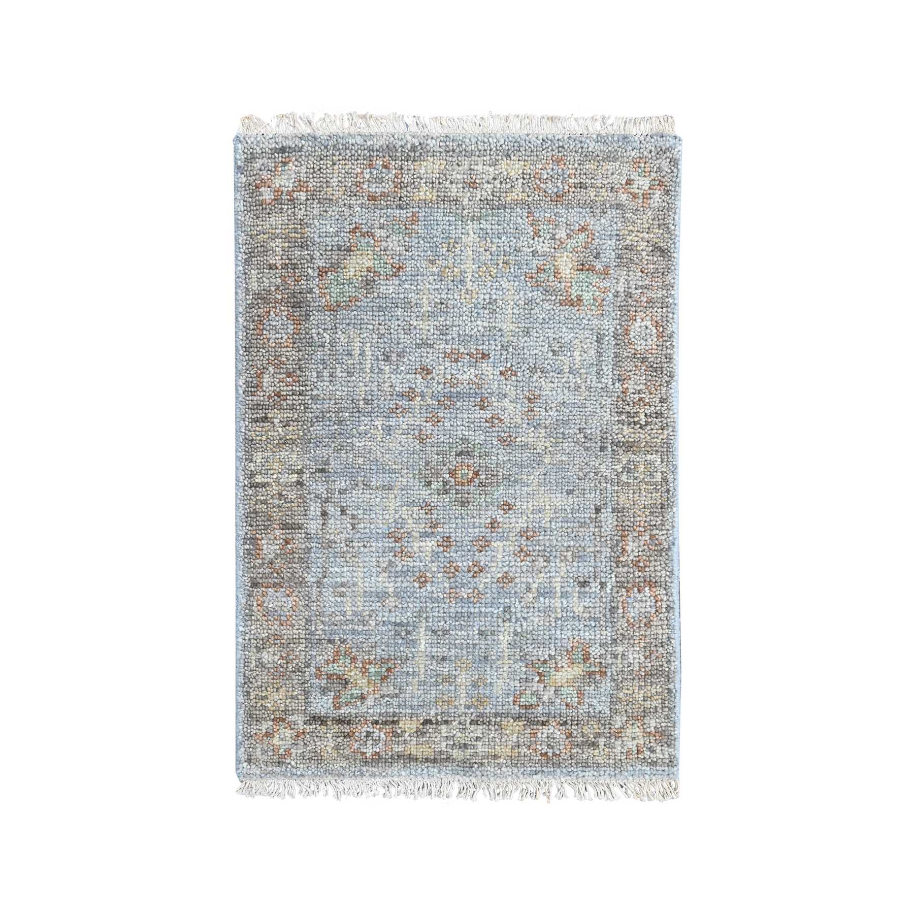 Oushak-And-Peshawar-Hand-Knotted-Rug-52445