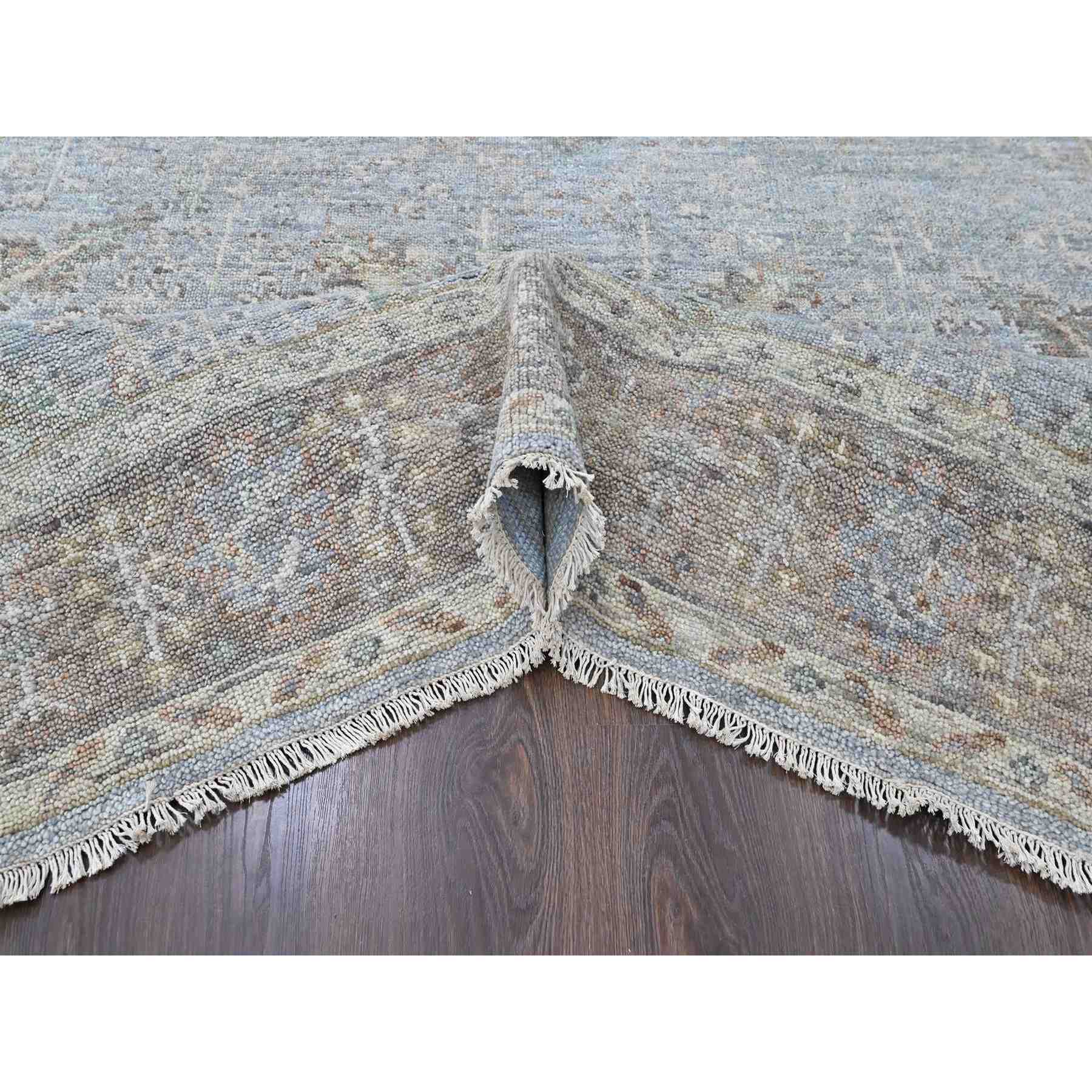 Oushak-And-Peshawar-Hand-Knotted-Rug-52455