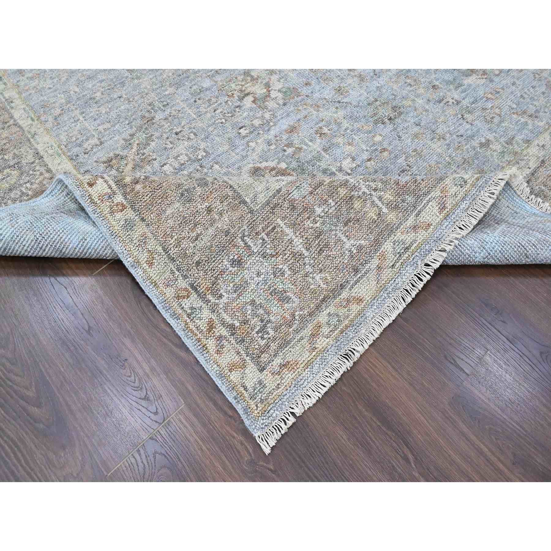 Oushak-And-Peshawar-Hand-Knotted-Rug-52455