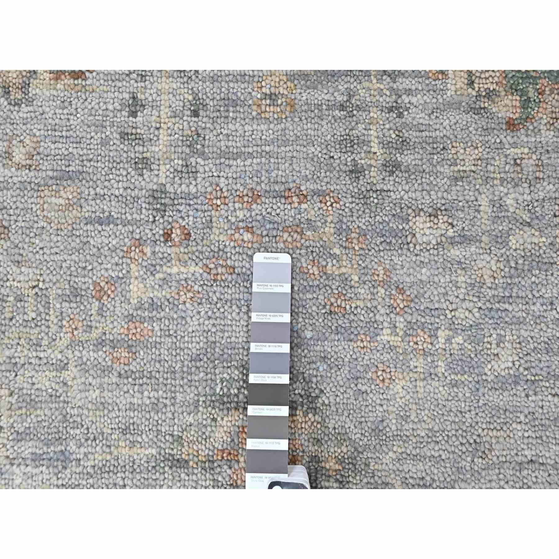 Oushak-And-Peshawar-Hand-Knotted-Rug-52455