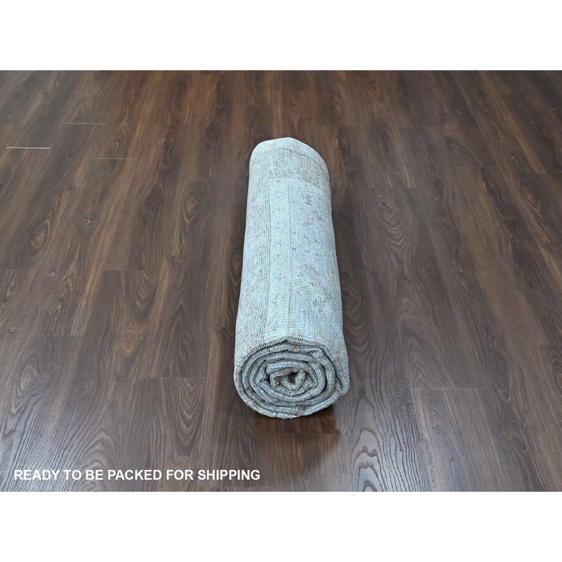 Oushak-And-Peshawar-Hand-Knotted-Rug-52455