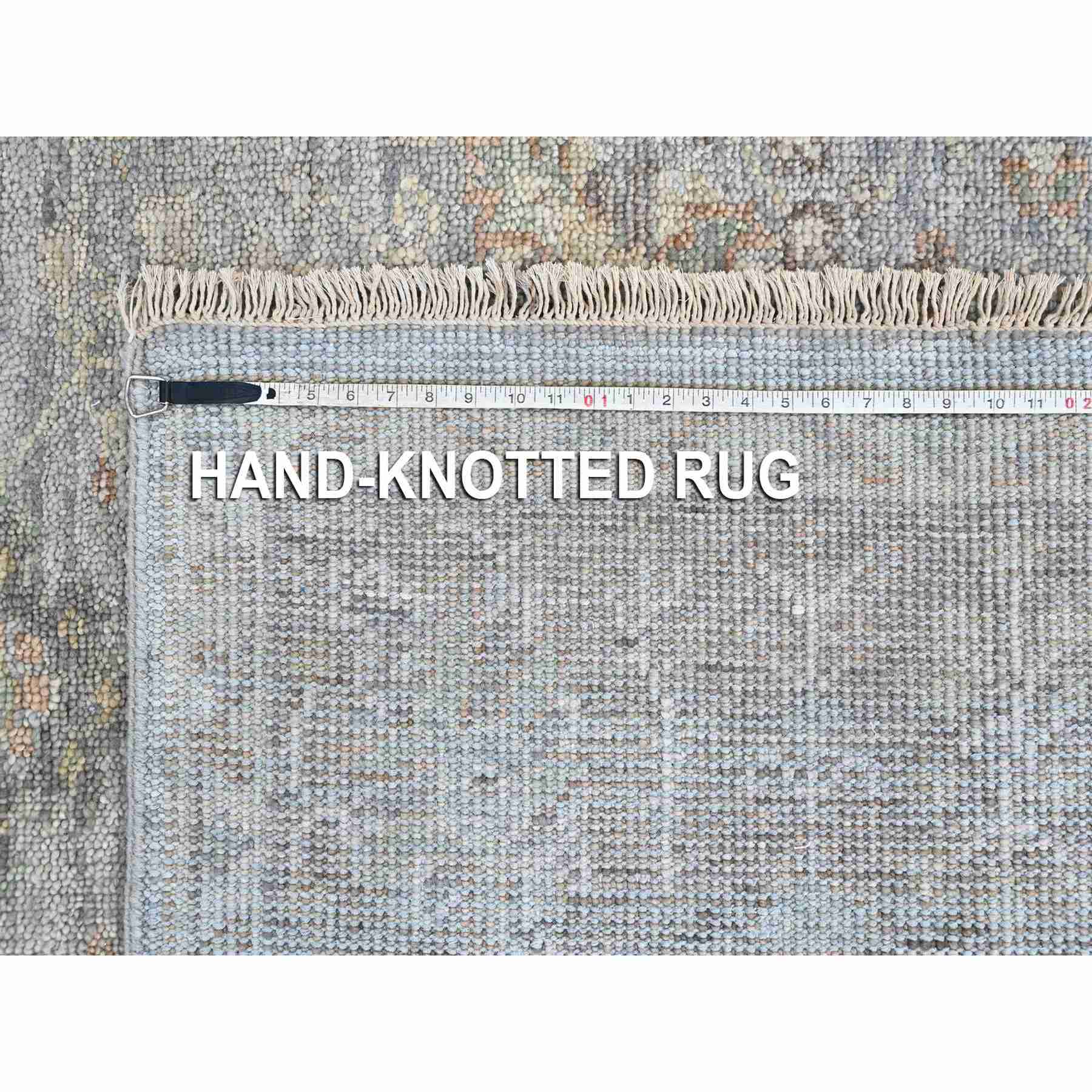 Oushak-And-Peshawar-Hand-Knotted-Rug-52455