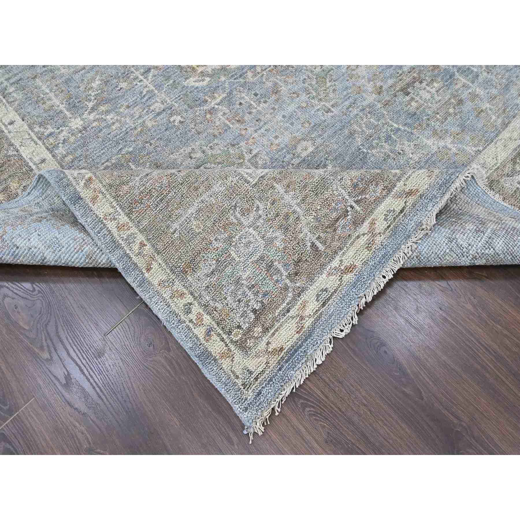 Oushak-And-Peshawar-Hand-Knotted-Rug-52460
