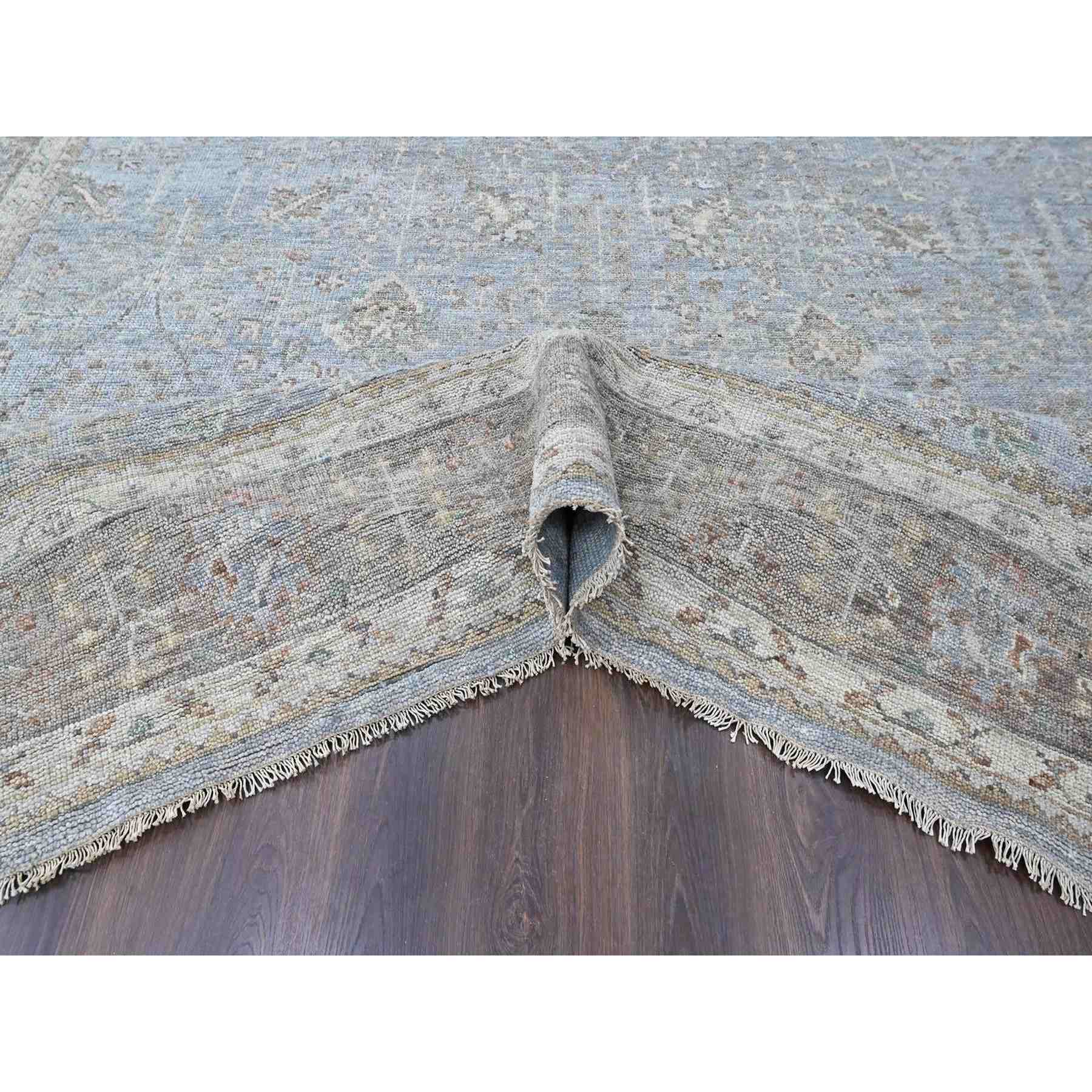 Oushak-And-Peshawar-Hand-Knotted-Rug-52465