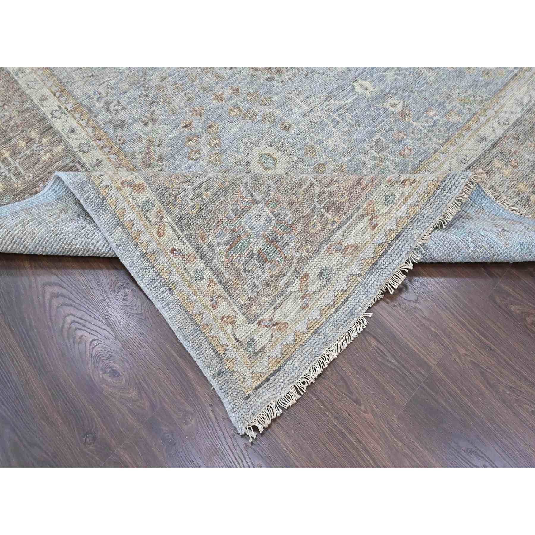 Oushak-And-Peshawar-Hand-Knotted-Rug-52465
