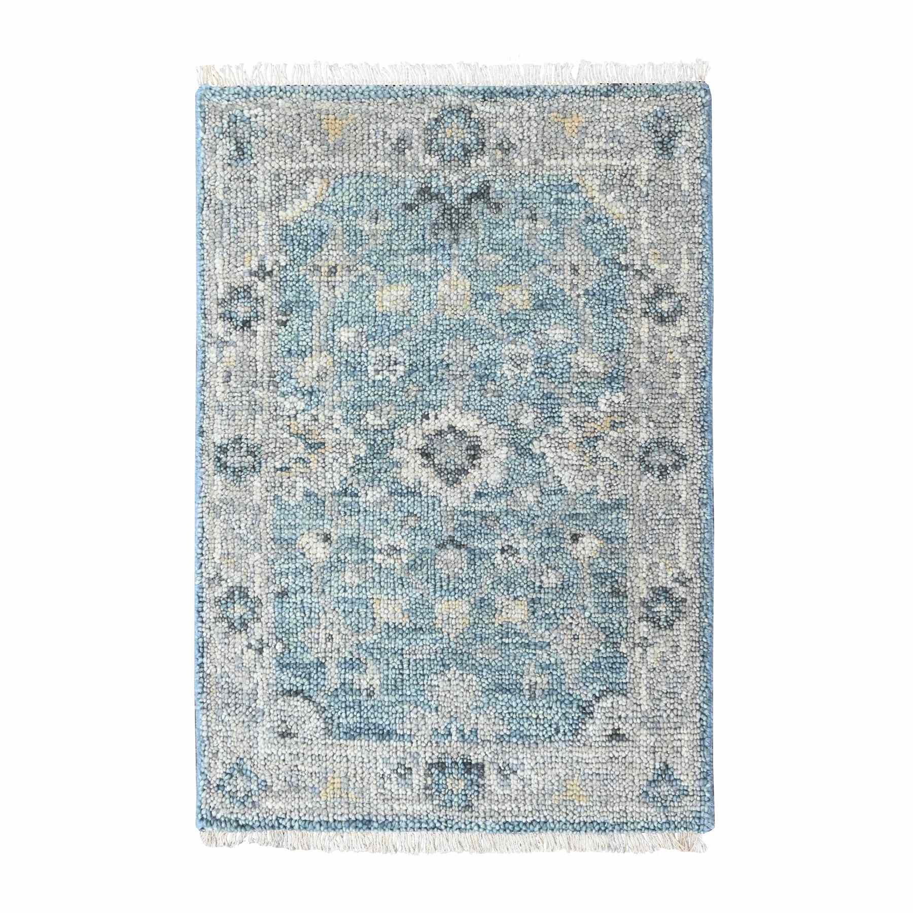 Oushak-And-Peshawar-Hand-Knotted-Rug-52470