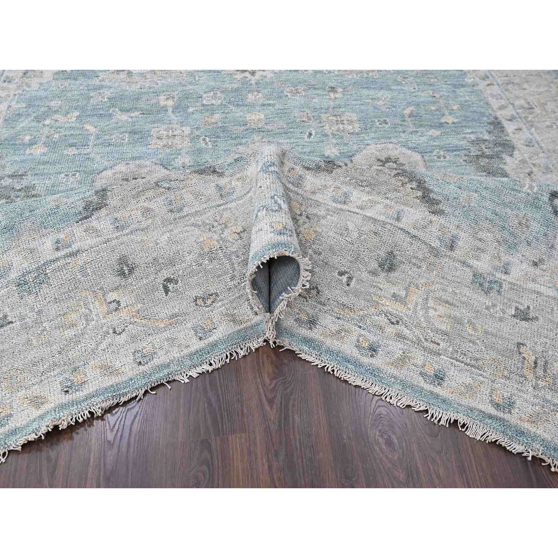 Oushak-And-Peshawar-Hand-Knotted-Rug-52480