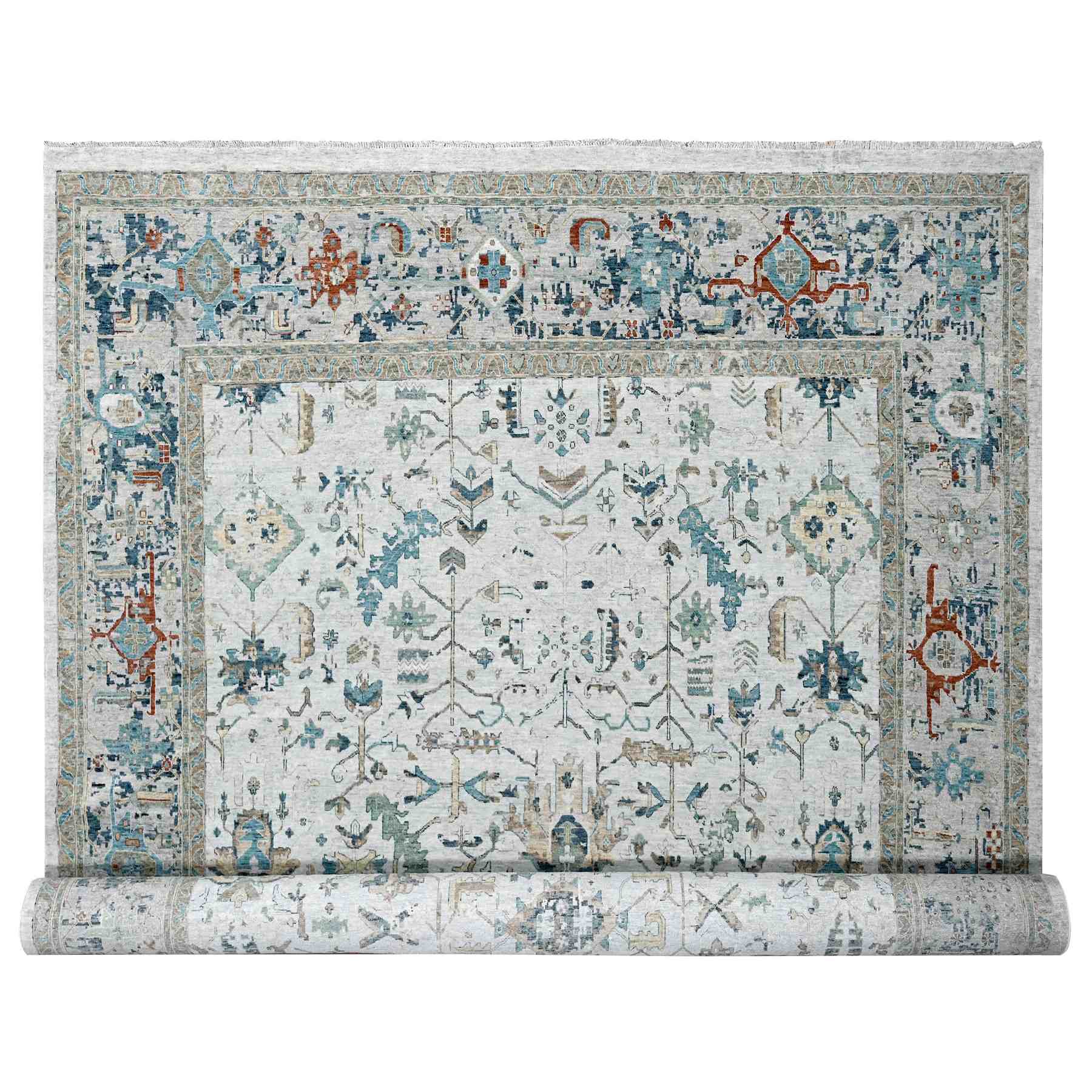 Transitional-Hand-Knotted-Rug-50305